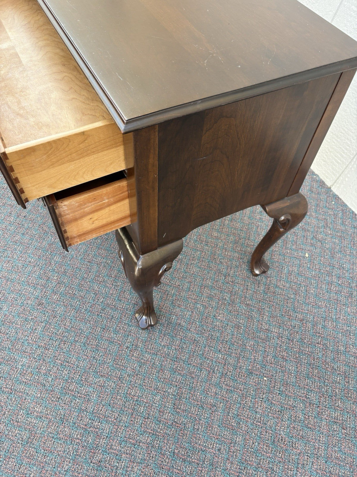 66716 Ethan Allen Mahogany Low Boy Dresser Chest