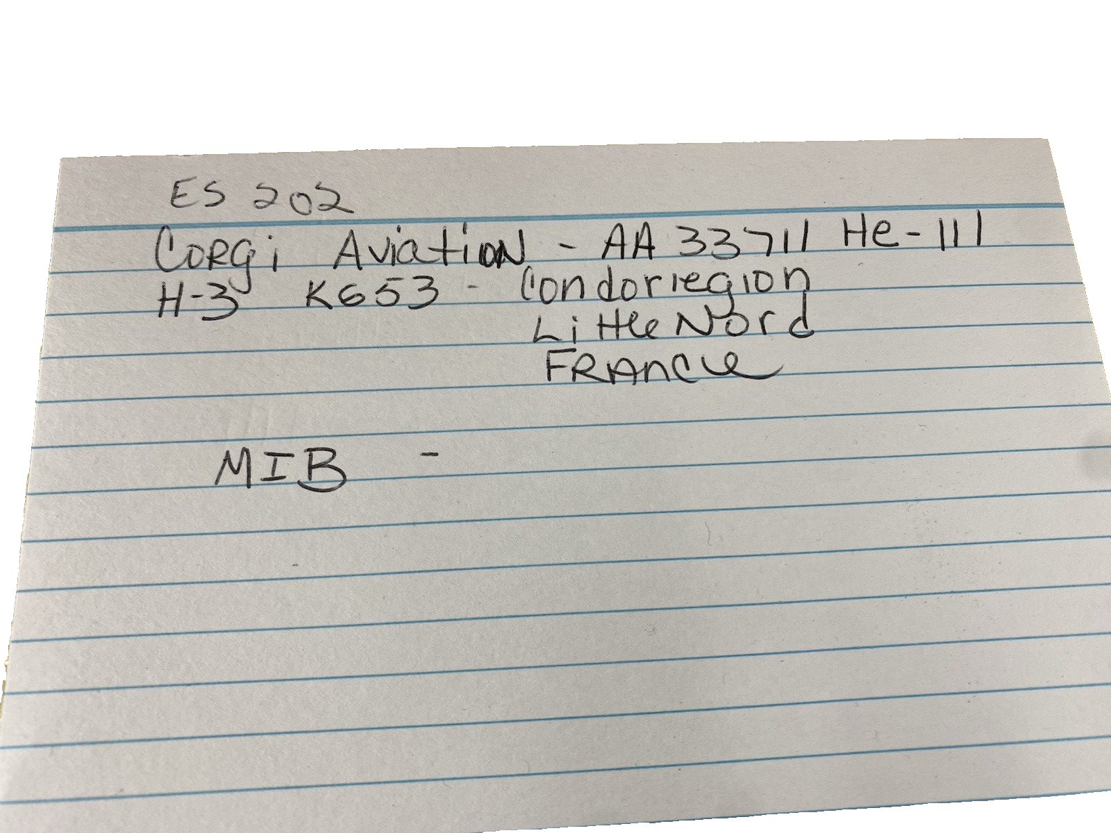 ES 202:   Corgi  Aviation Limited edition AA33711     Diecast  Airplane