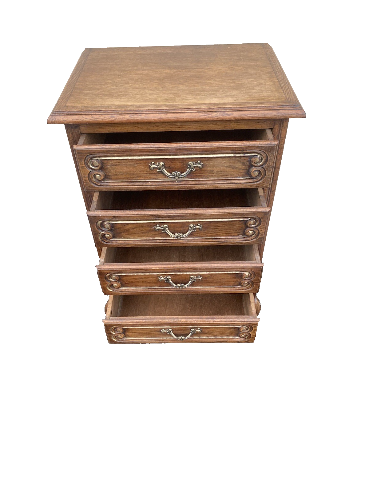 65016   Oak Lingerie Chest Dresser Nightstand