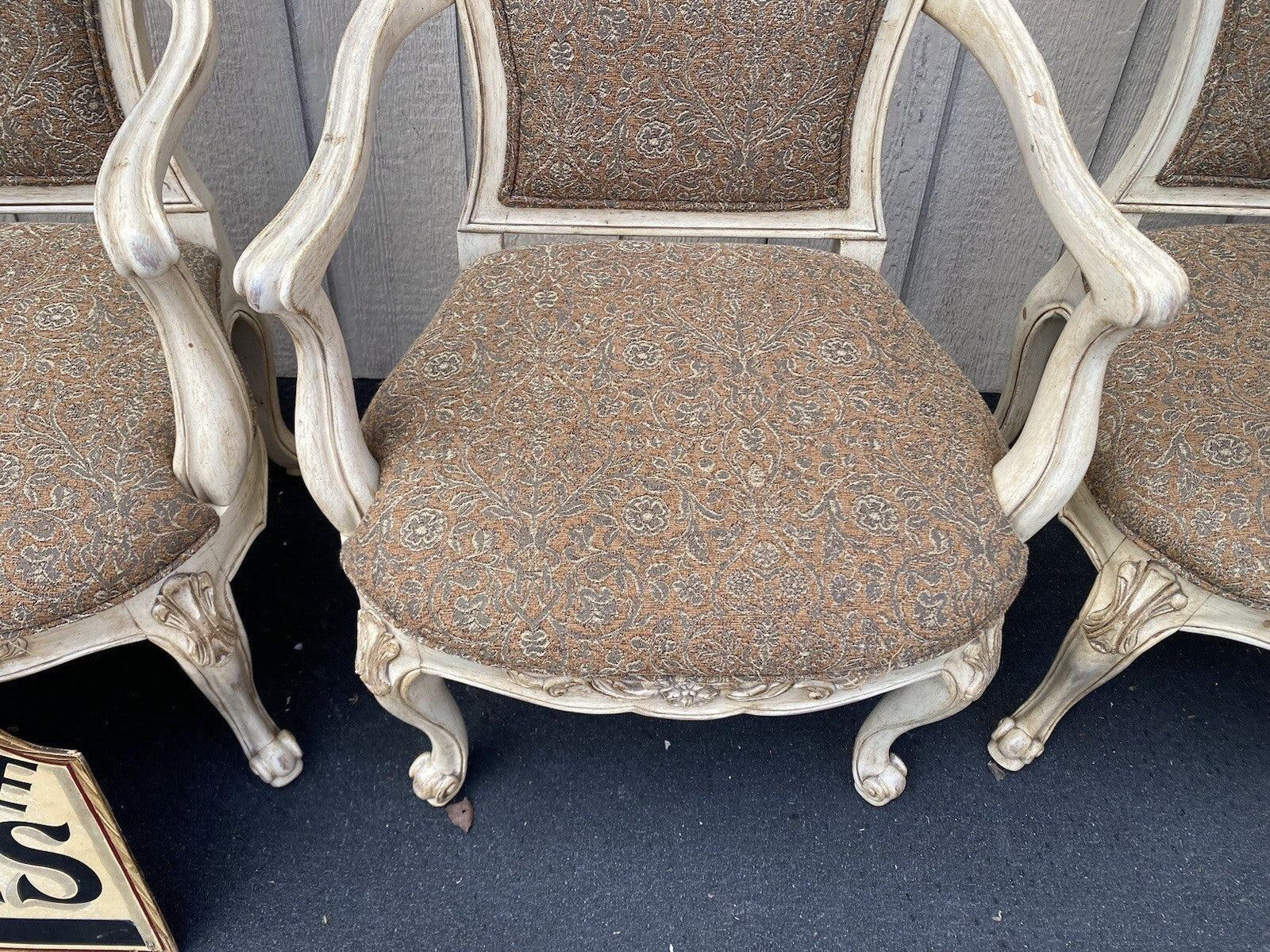 65320 CENTURY Furniture set of 10 Louis XV Dining Chair s