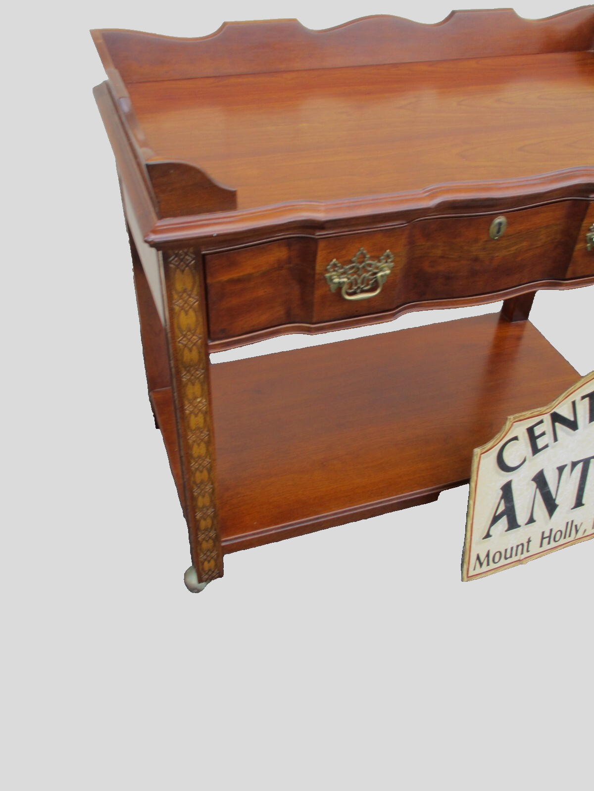 64326 National Mount Airey Mahogany Server Sideboard Cabinet