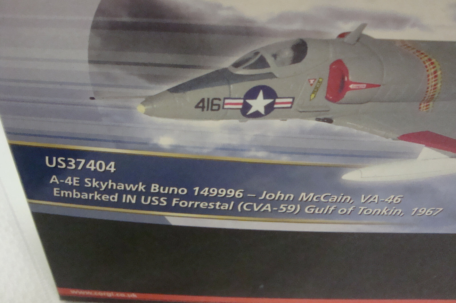 ES45: Ltd Edition Corgi Aviation Archive US37404 A-4E Skyhawk Buno John McCain