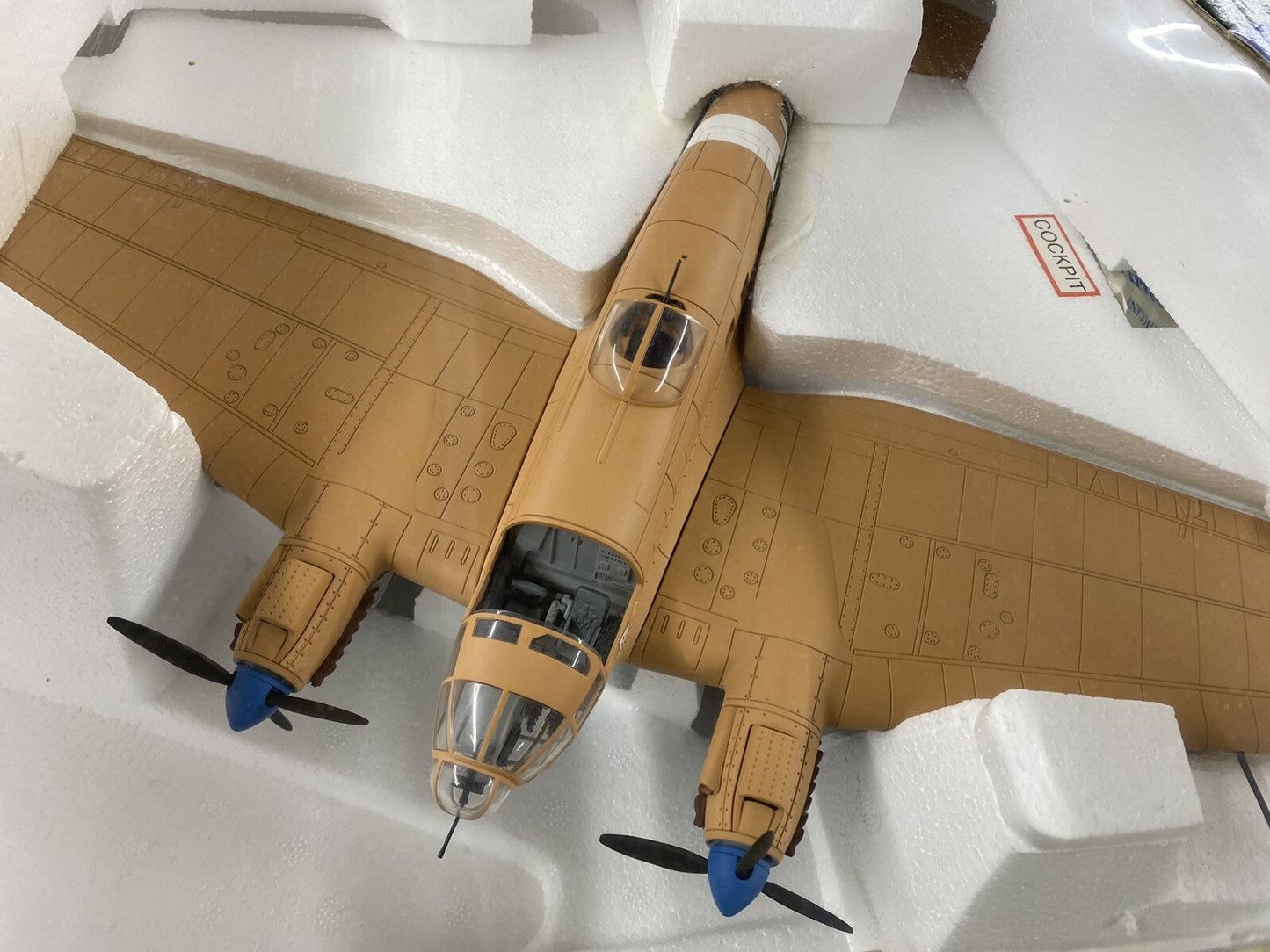 ES 307 Franklin Mint Precision B11E199  WW11 German Heinkel 111 Libya Desert NIB