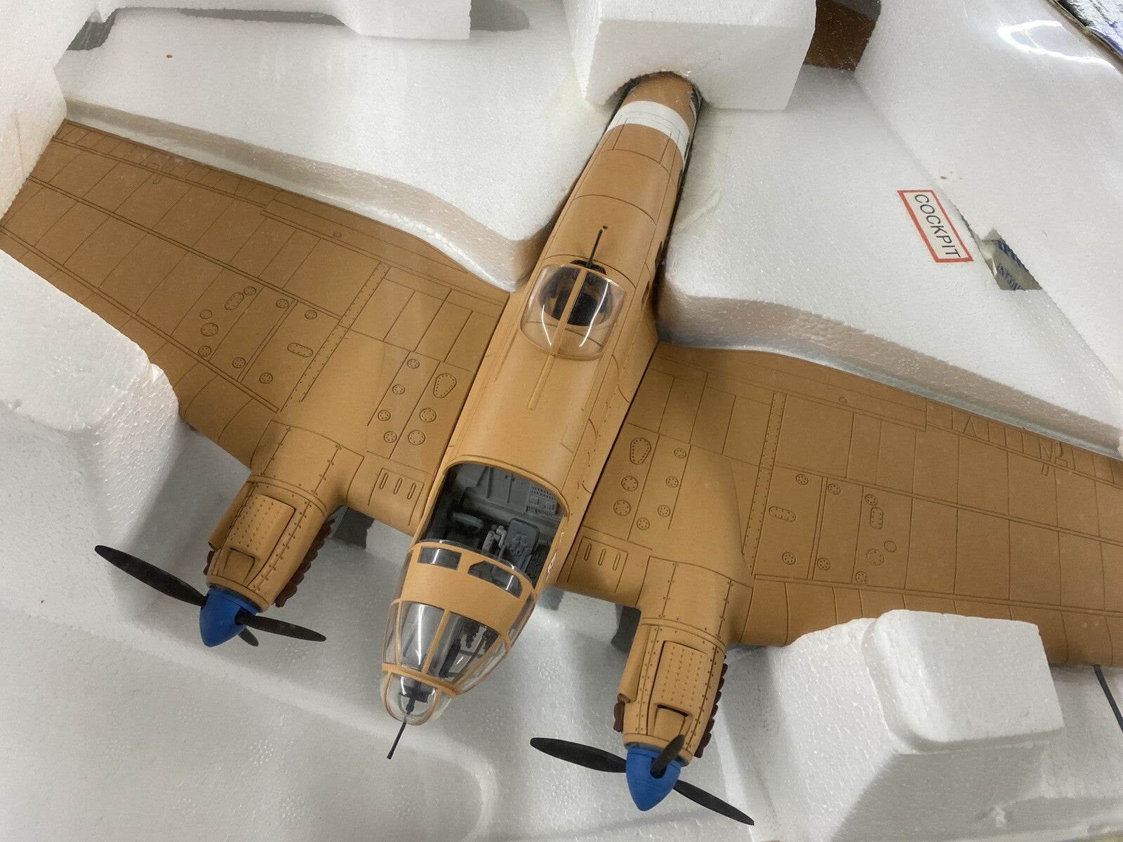 ES 307 Franklin Mint Precision B11E199  WW11 German Heinkel 111 Libya Desert NIB