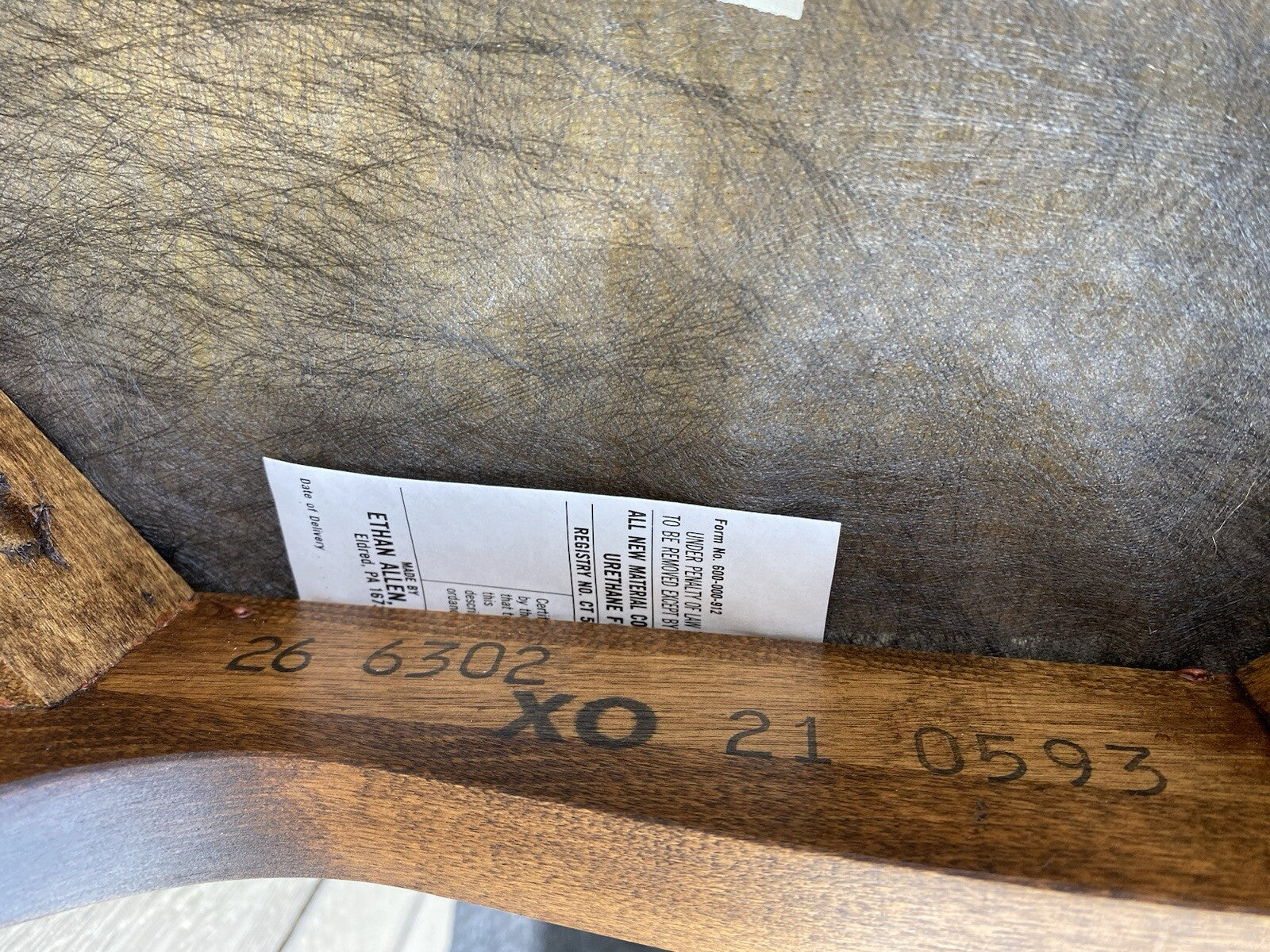 66280 Set 6 Ethan Allen Dining Chair s