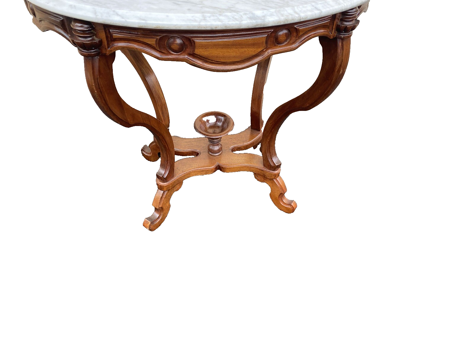 65035 Antique Victorian Walnut Lamp Table Stand