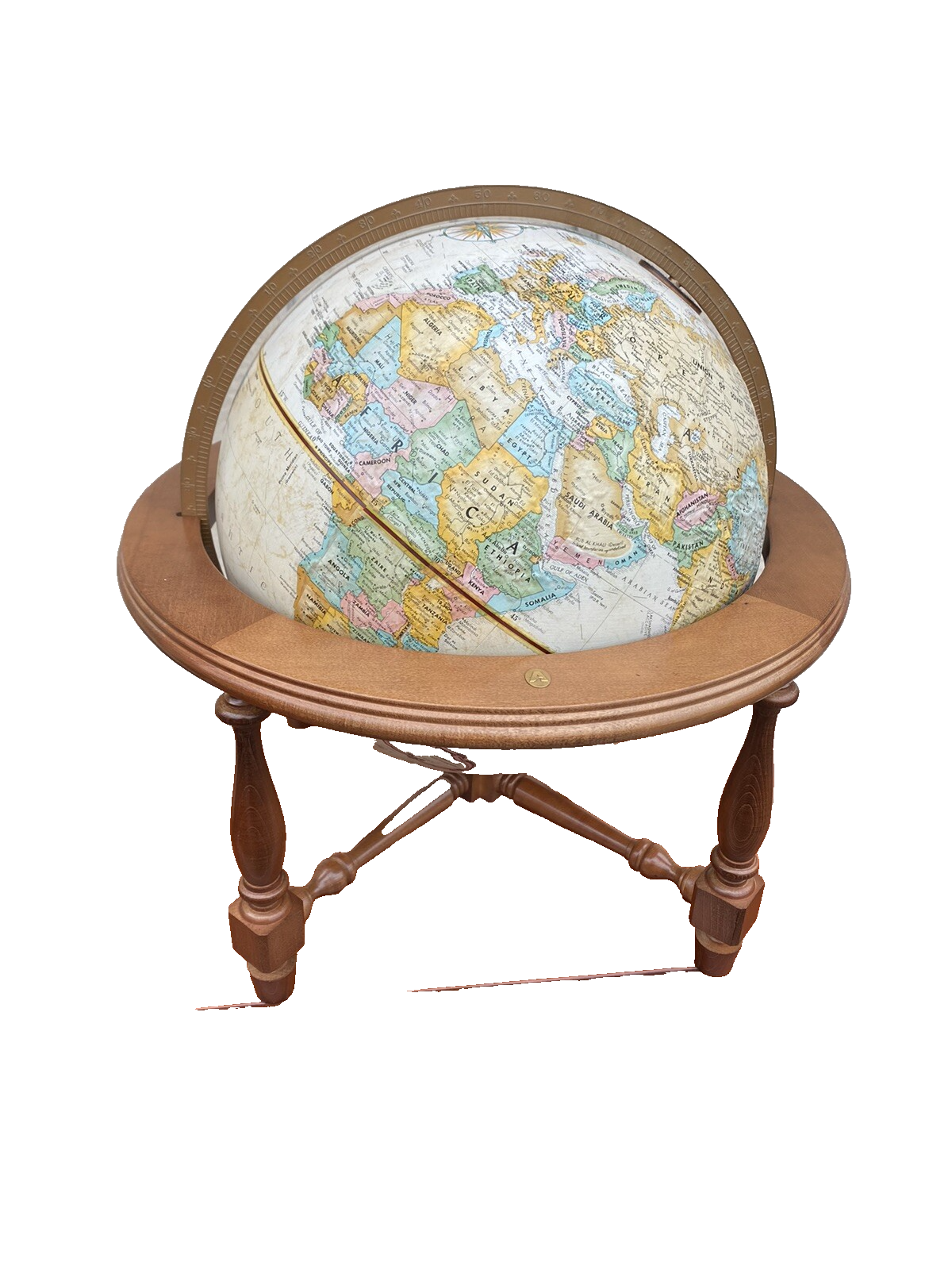 65193 REPLOGLE Table Top World Globe Atlas