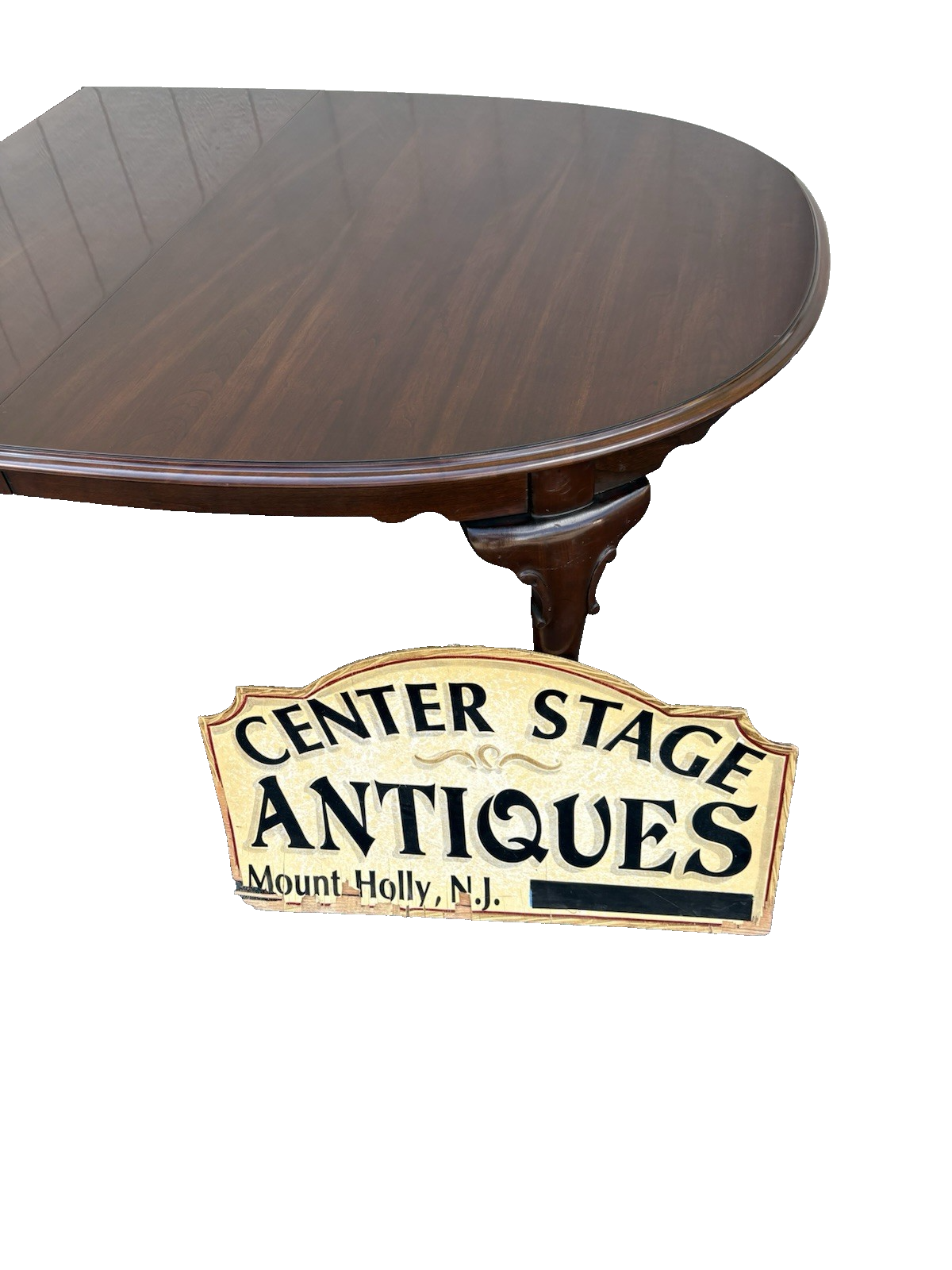 00001 ETHAN ALLEN Mahogany Dining Table with 2 Leafs