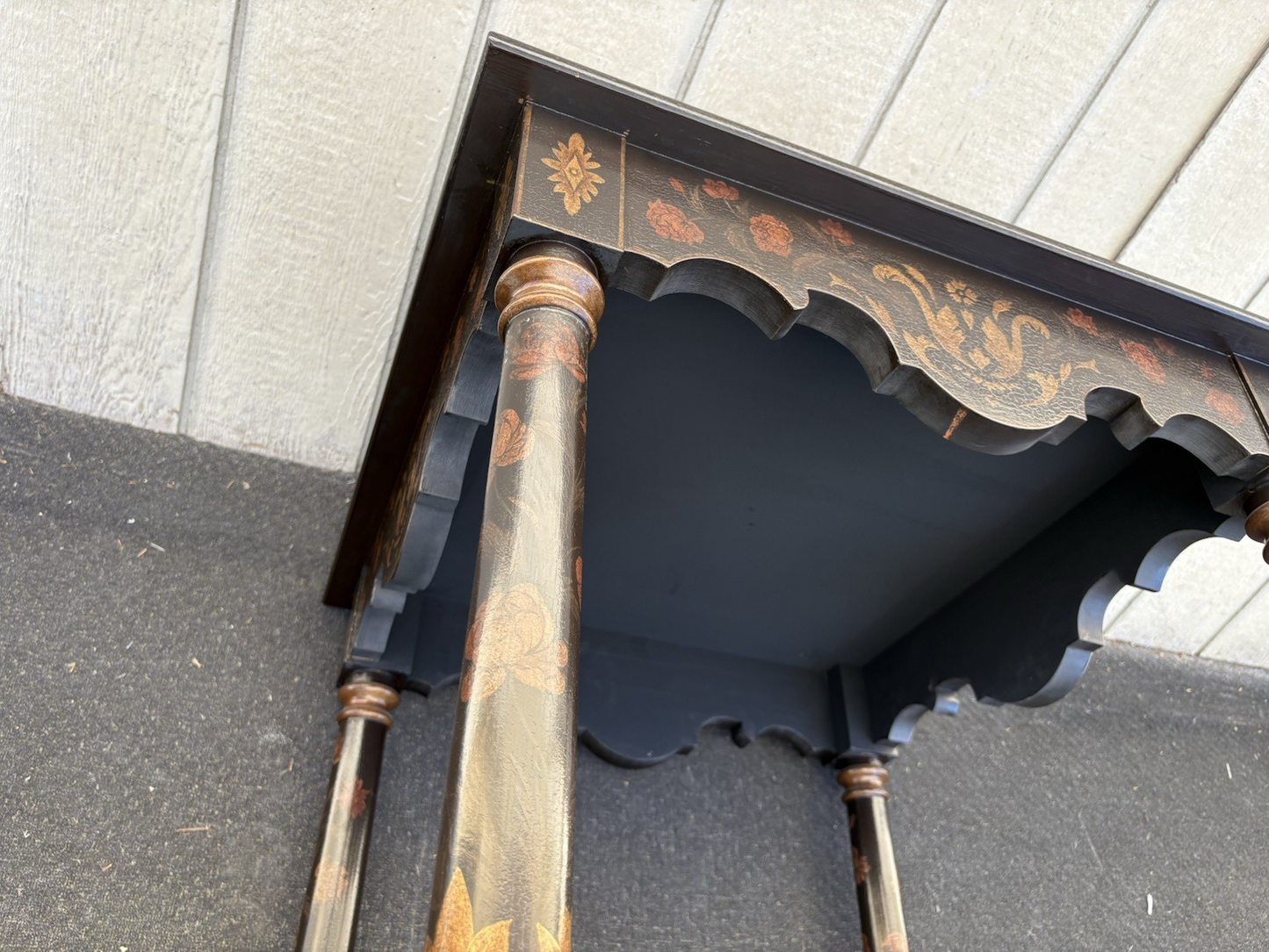 66704 Ebony Decorator Lamp Table Stand