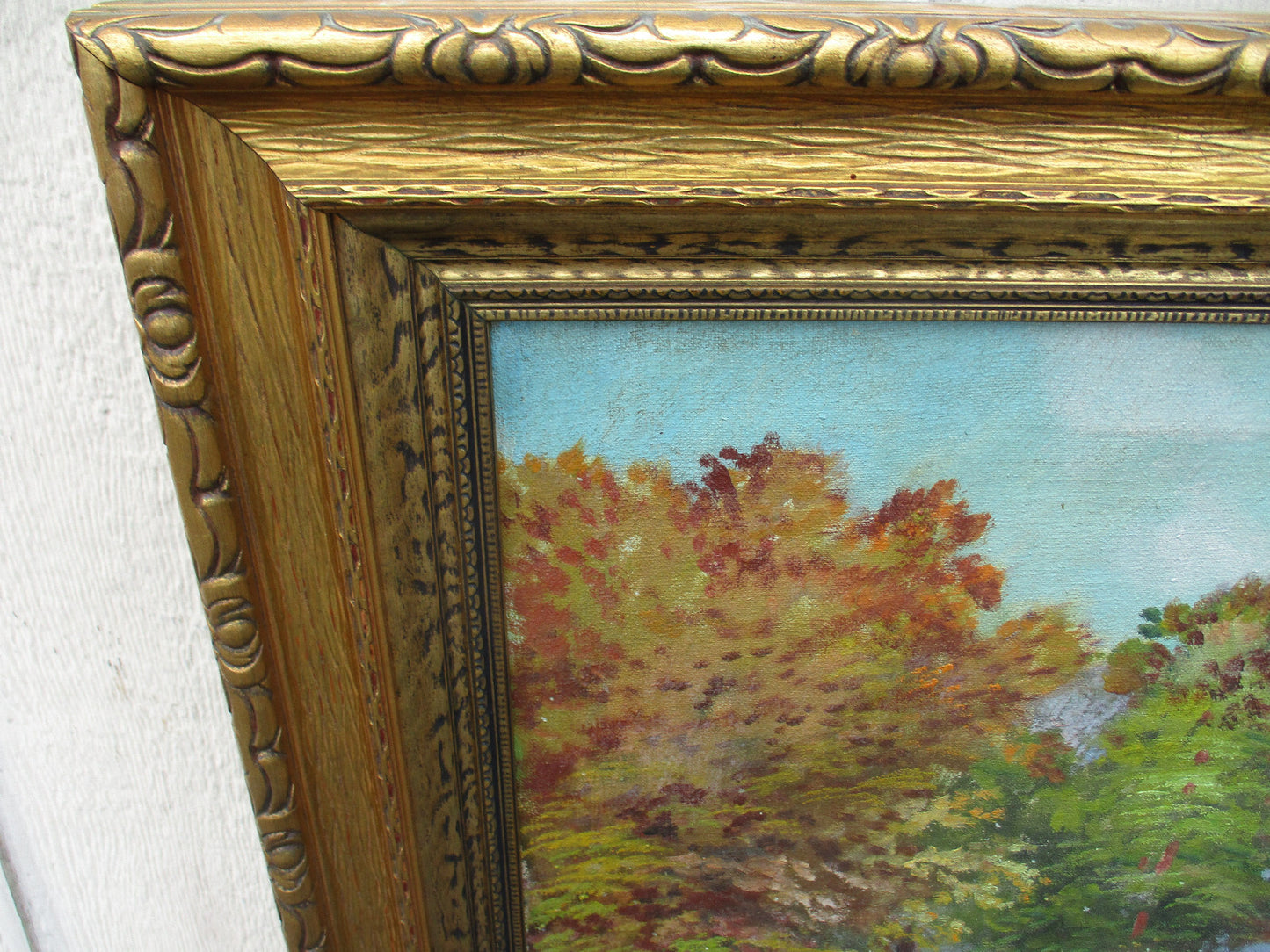 ART 07:  Oil Painting on Canvas Signed O ARNOLD