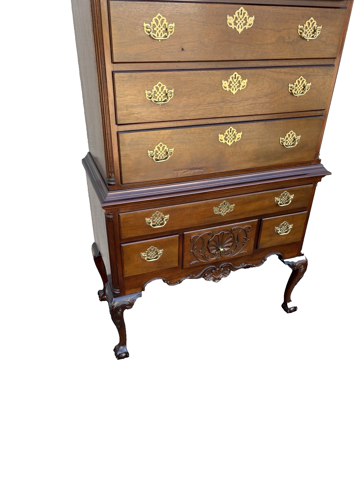 66968  COUNCILL Furniture Mahogany High Boy Dresser Chest QUALITY MADE