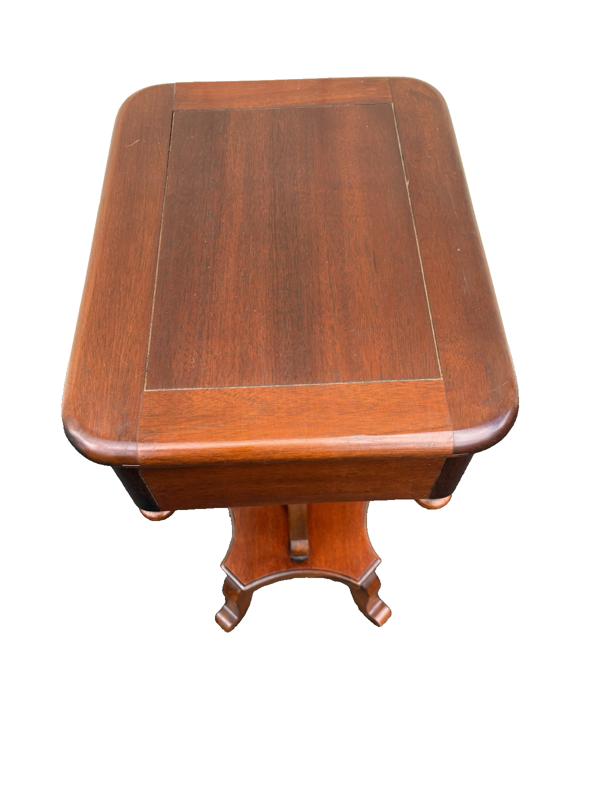 66726  DIXIE Furniture Mahogany Nightstand End Table Stand