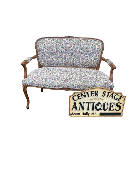 65230 French Country Louis XV Settee Loveseat Couch
