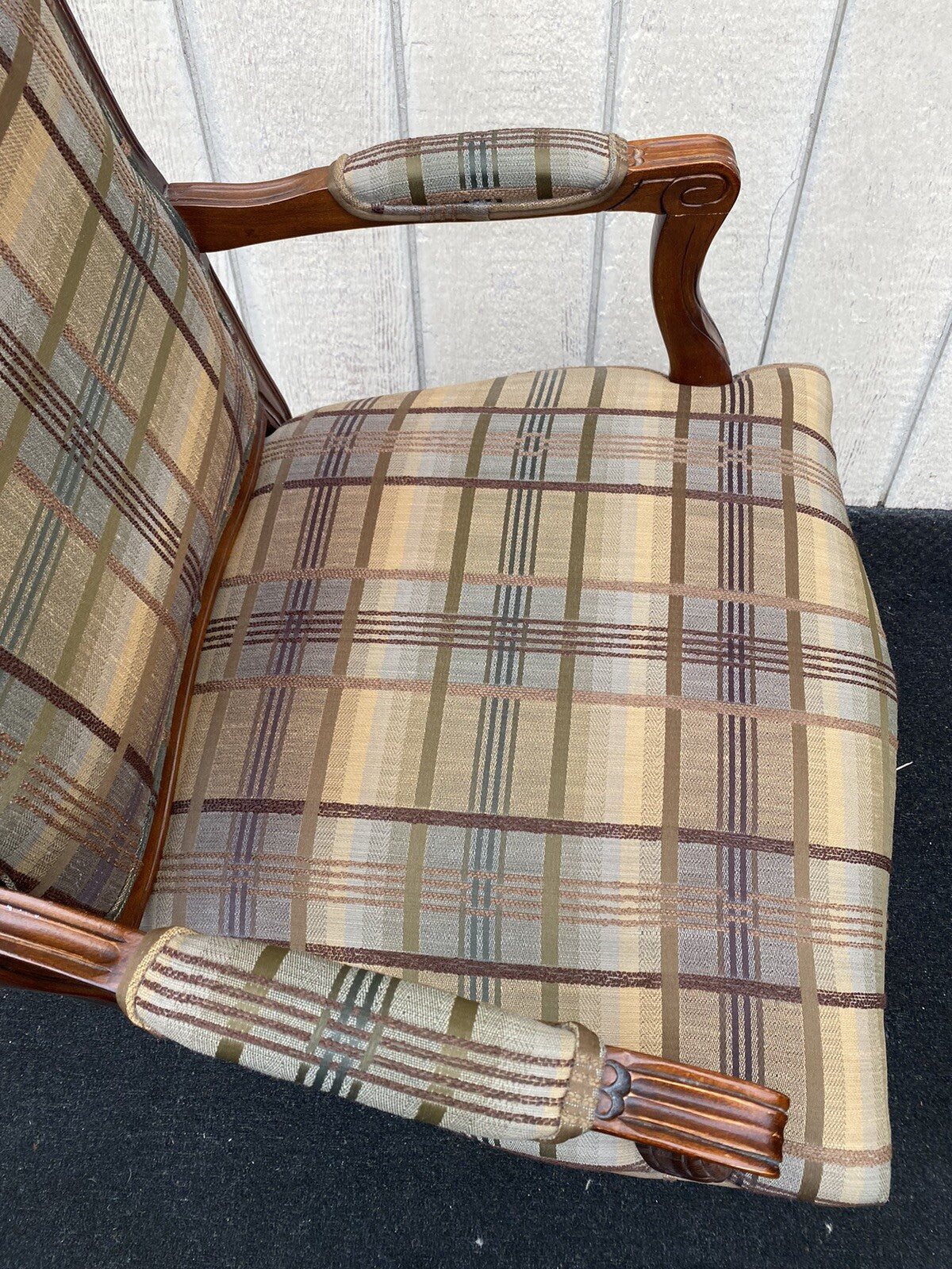 65910 French Country LLOYDS Furniture Bergere Armchair Chair