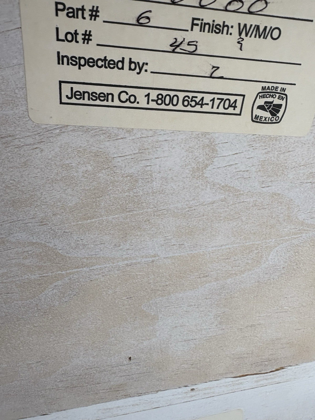 67156  JENSEN Fireplace Mantle Mantel