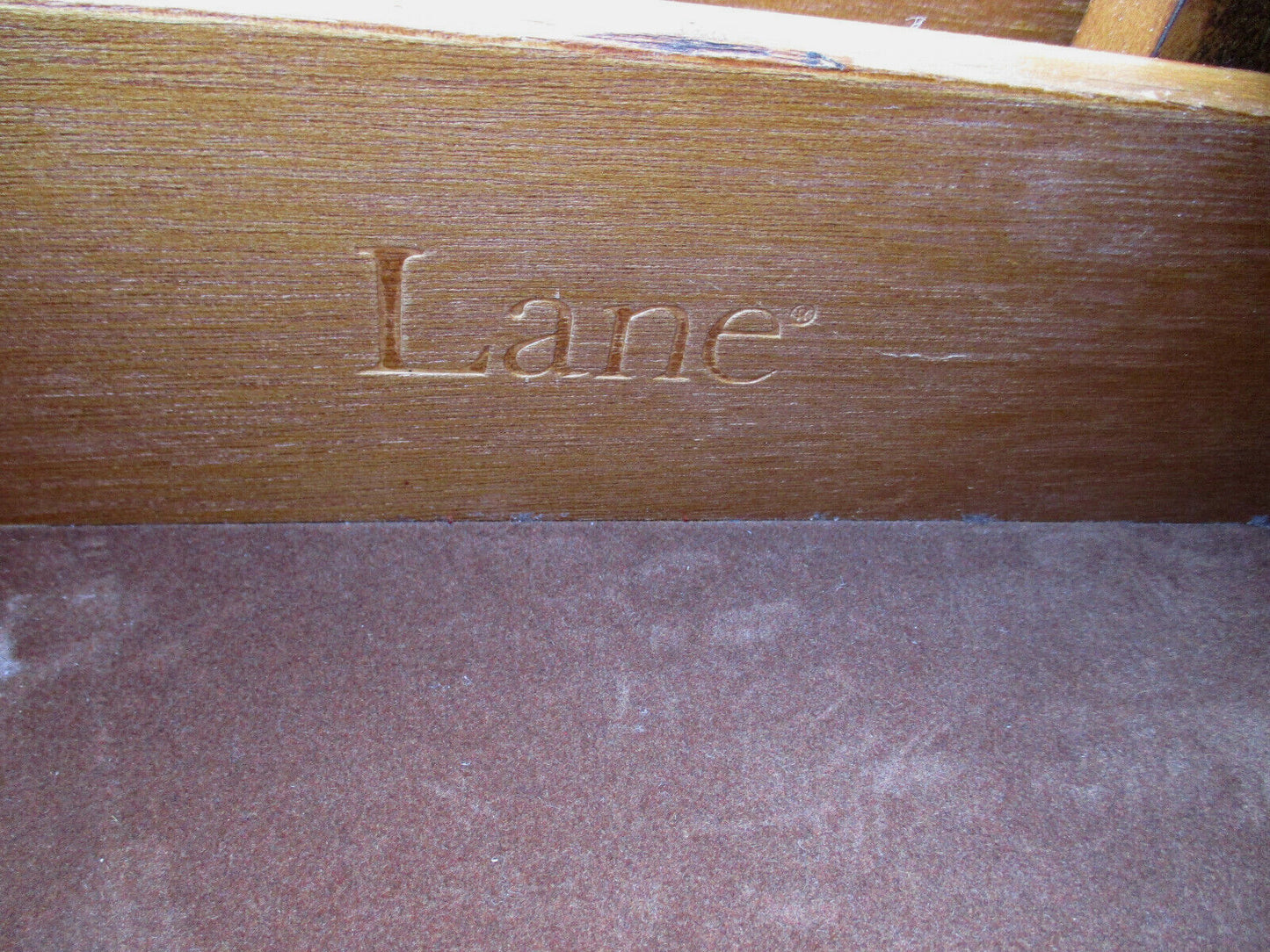 62851 Lane Furniture Server Sideboard Server Curio Display Cabinet