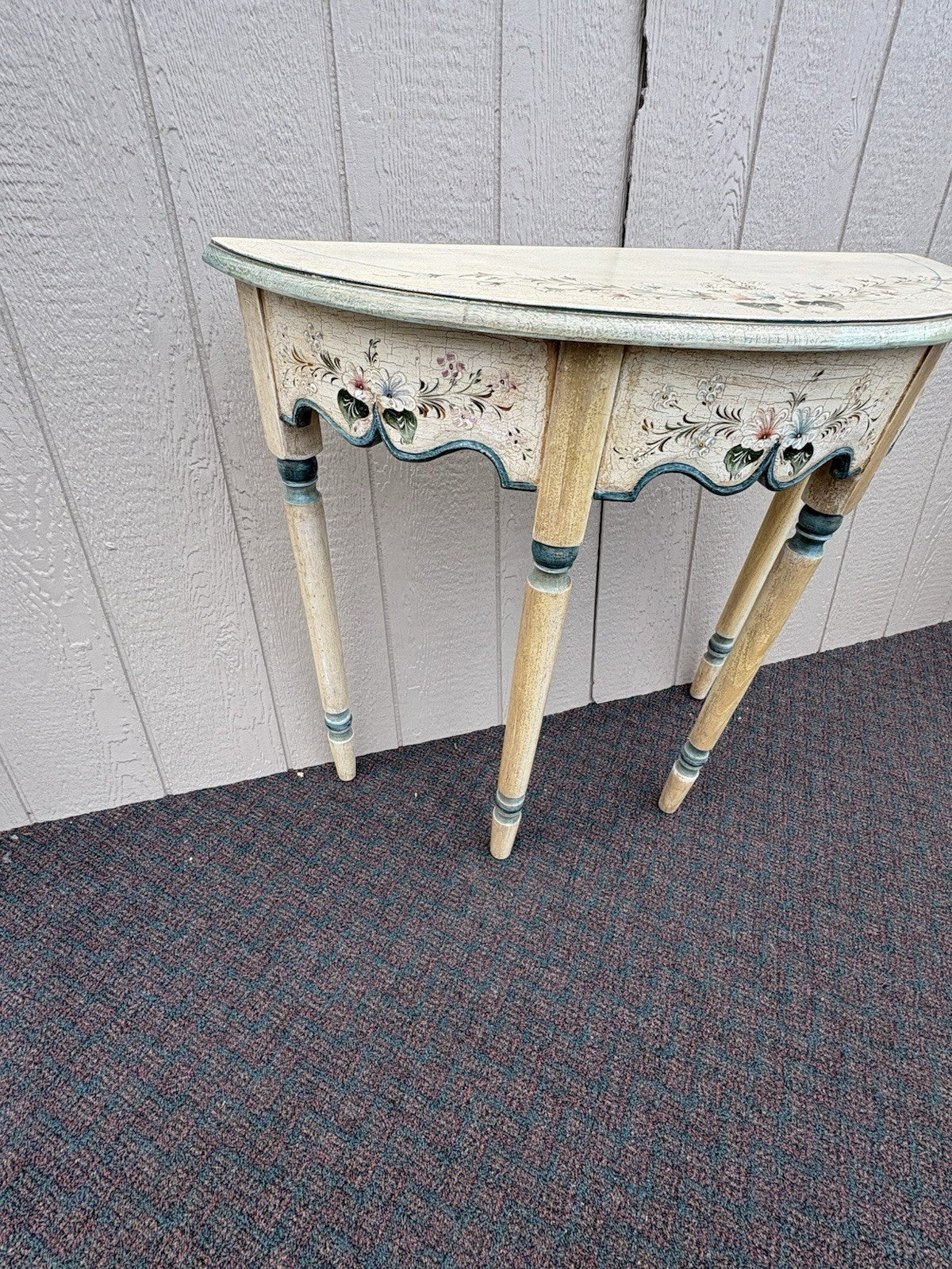 67049 Hand Painted Console Table Stand Sideboard Server