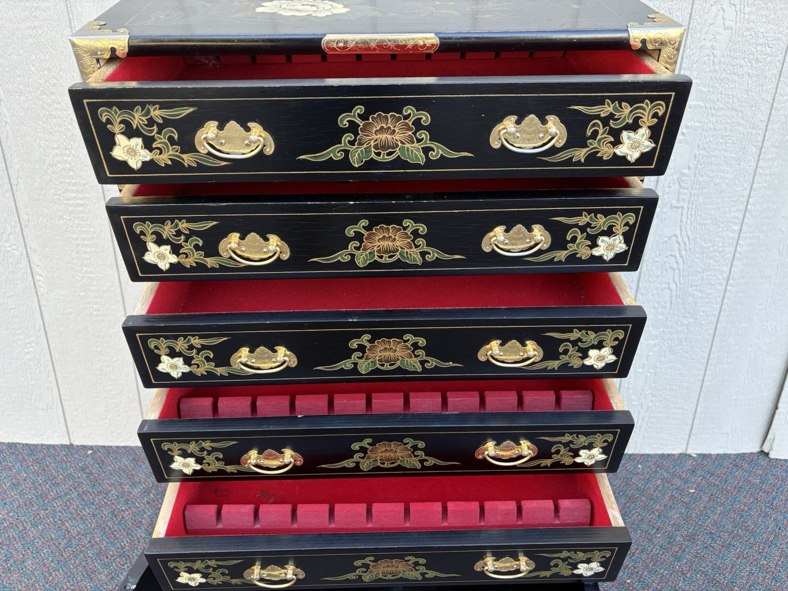 67009 Oriental Lingerie Chest Dresser Cabinet