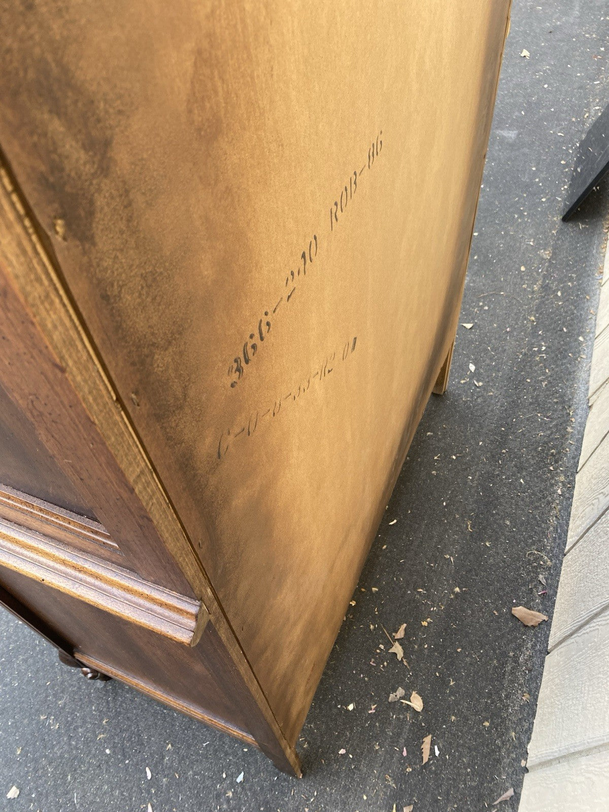 66621 French Provincial High Chest Dresser