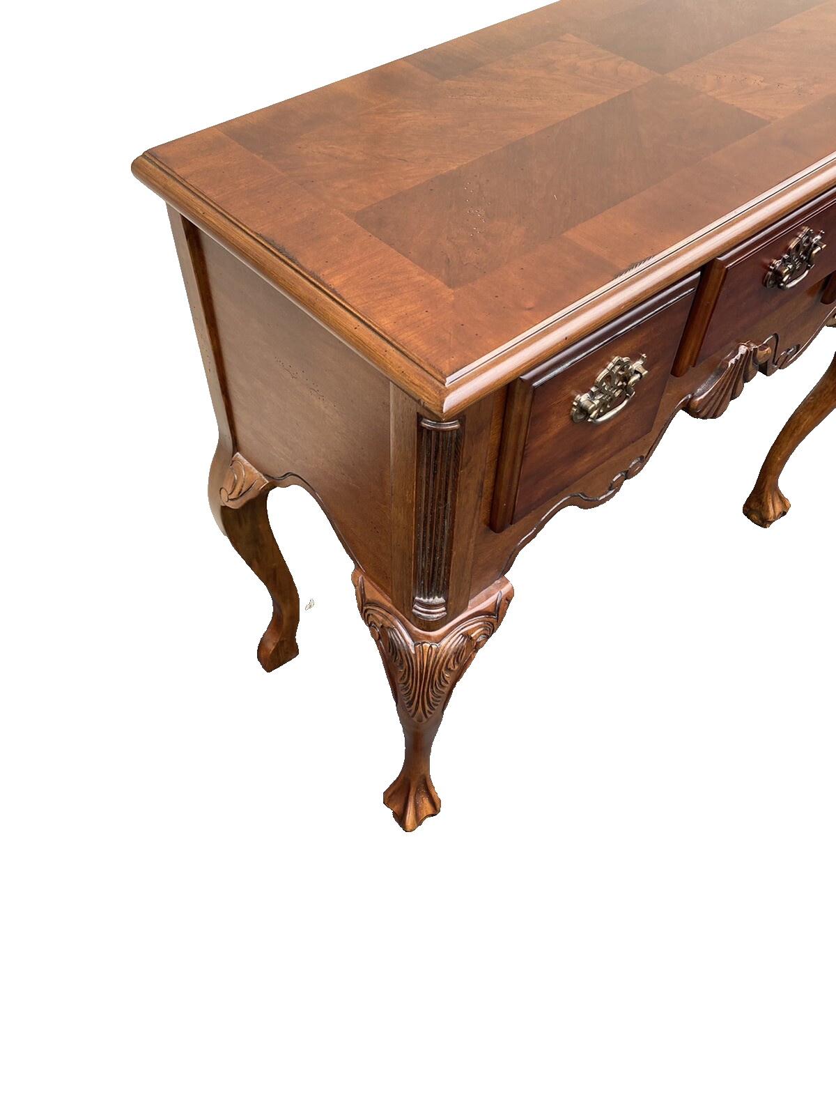 64851 Claw Foot Sideboard Server Console Cabinet