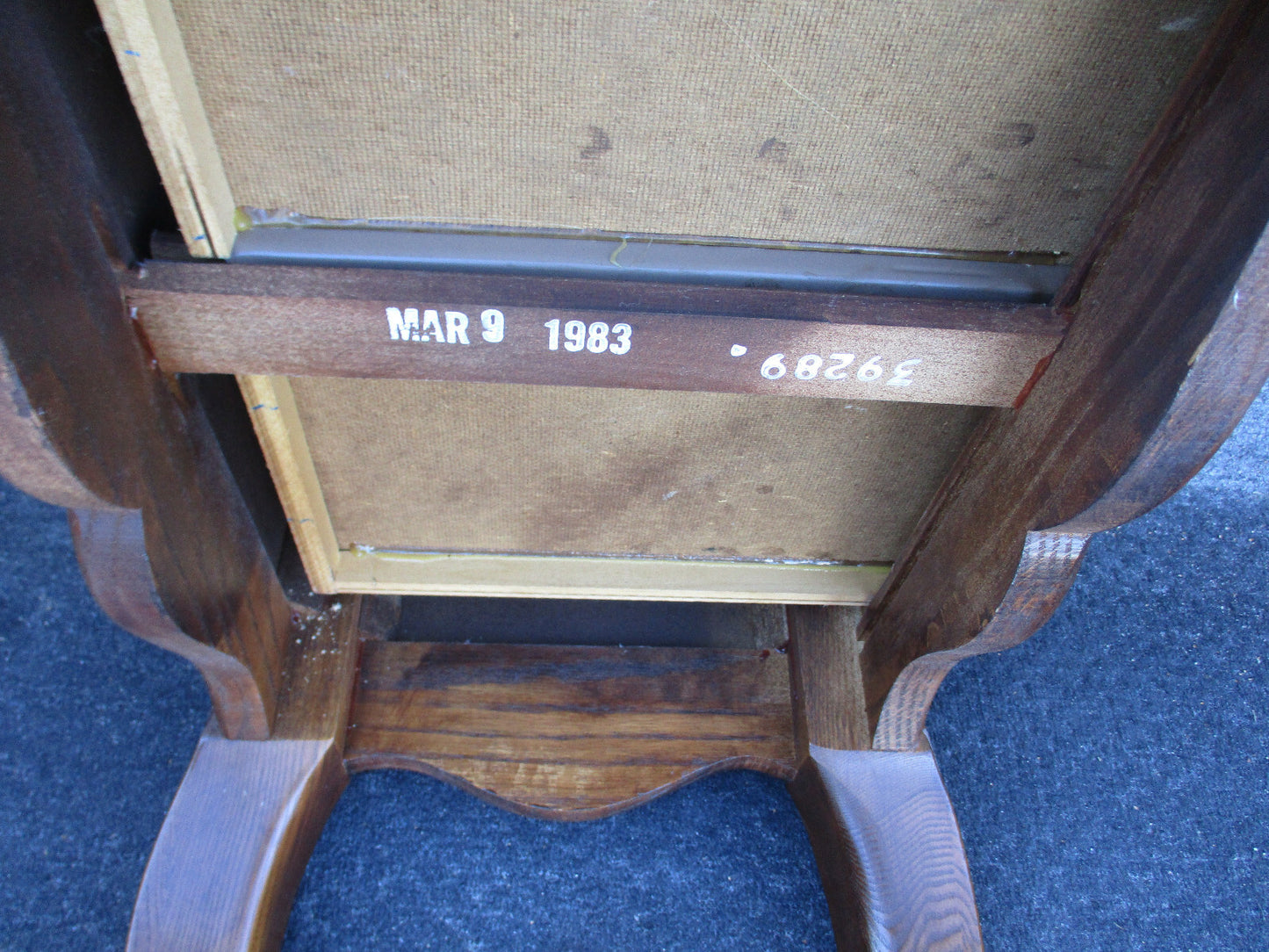 63989 HAMMARY Furniture Console Library Hall Table Stand