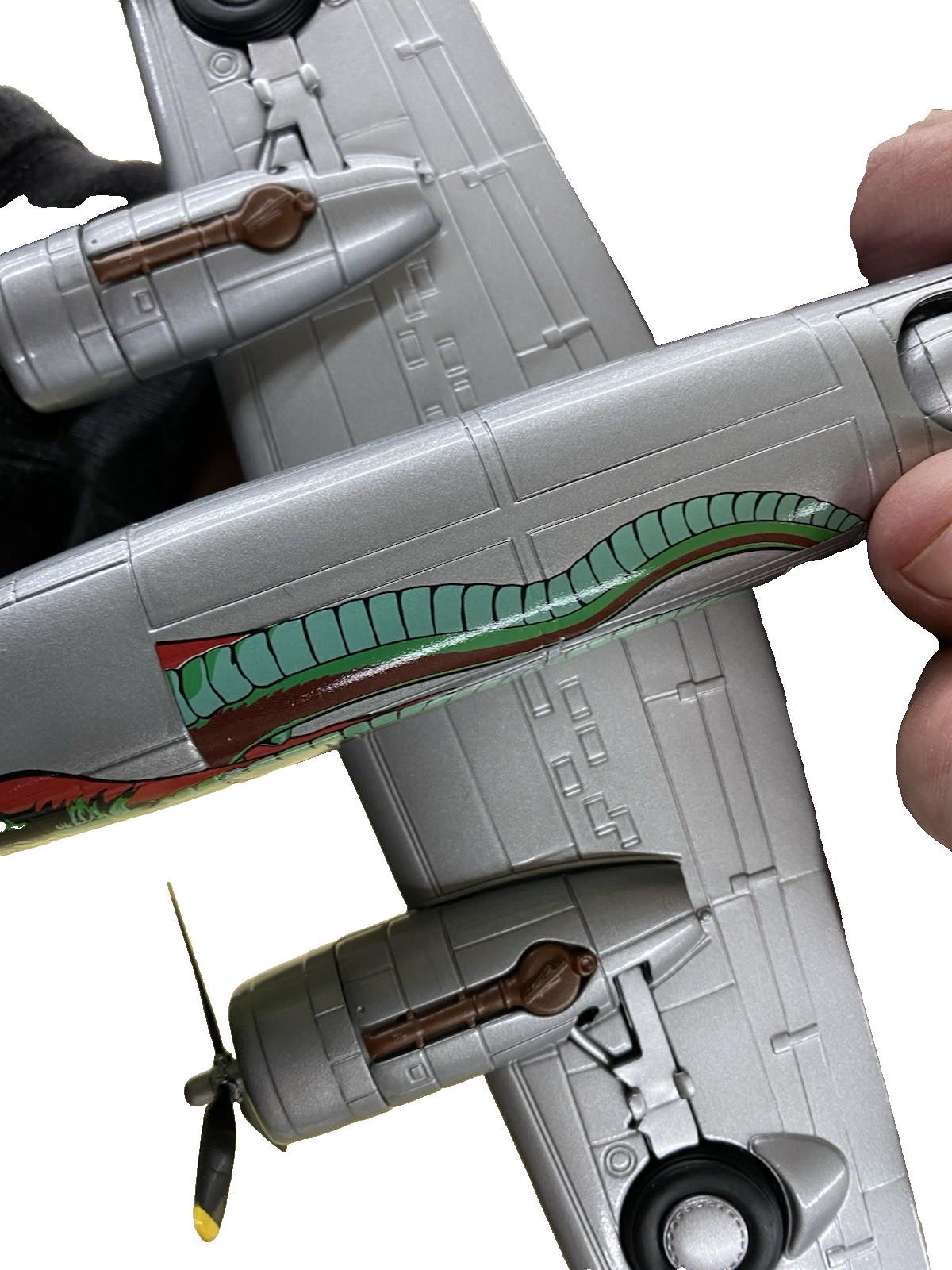 ES 231: Corgi B24 J Liberator Dragon and  his tail diecast Airplane AA34001