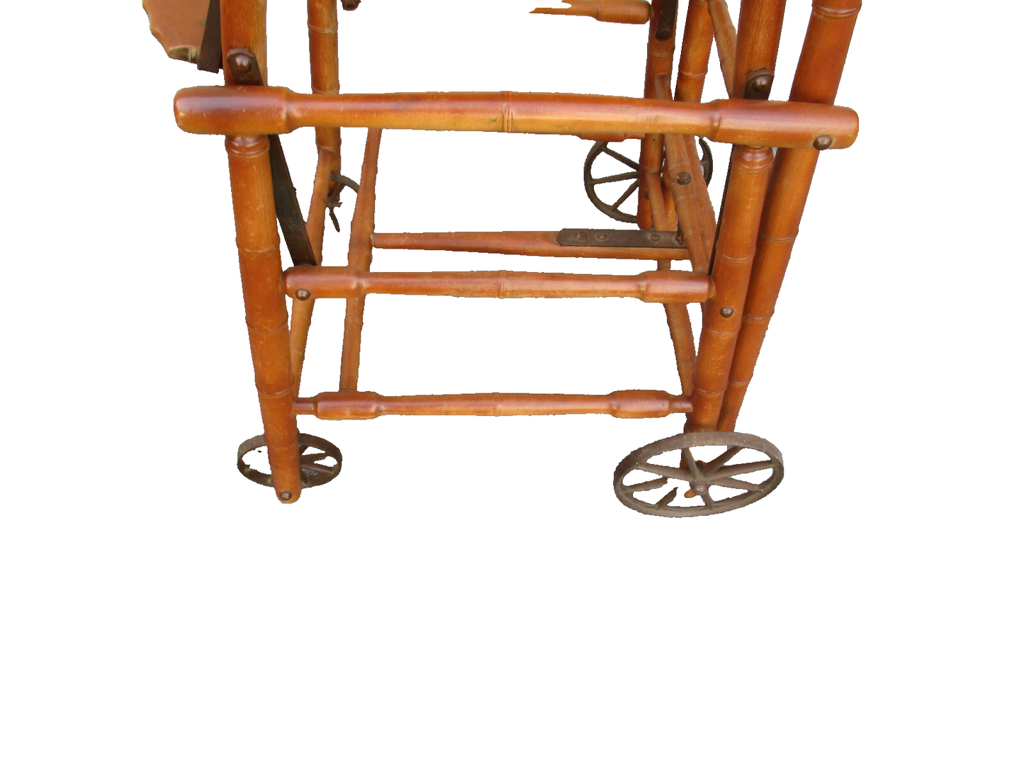 59162 ANTIQUE COLLAPSIBLE Child  HIGH CHAIR STROLLER