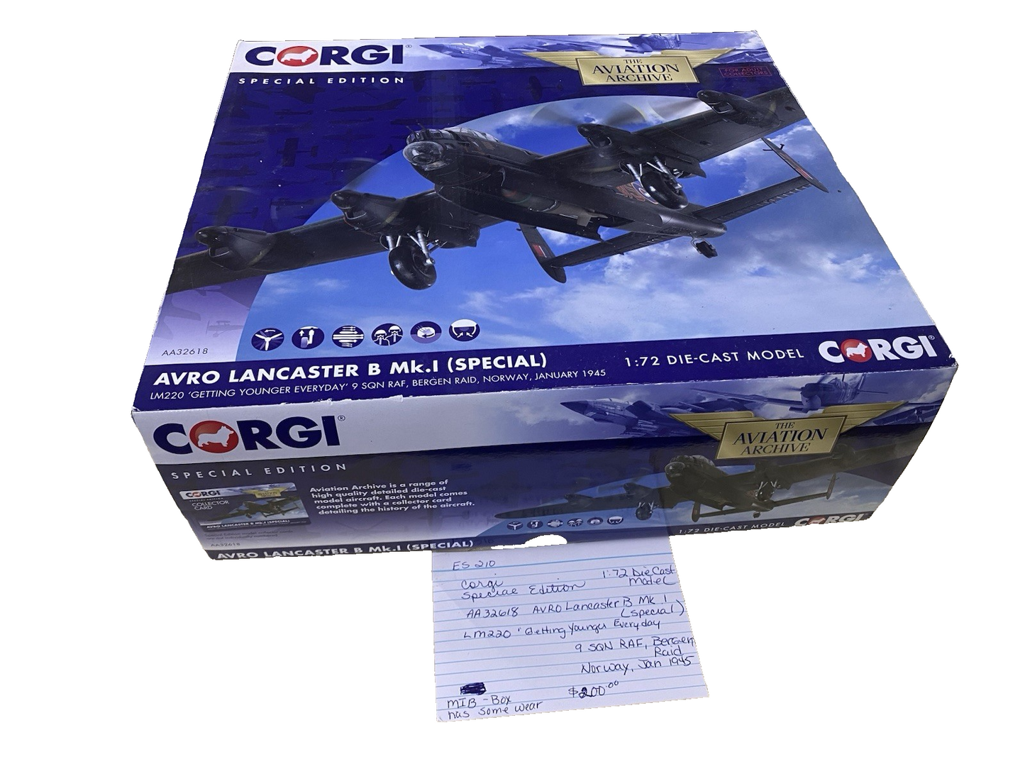 ES 210:   Diecast Airplane Plane AA32618