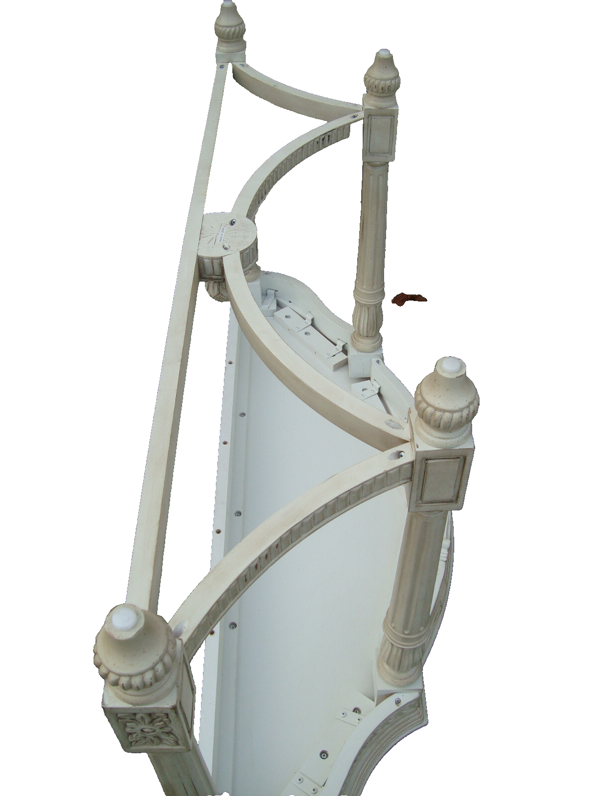 61432 Solid Wood Romantic Shabby Console Hall Table Stand