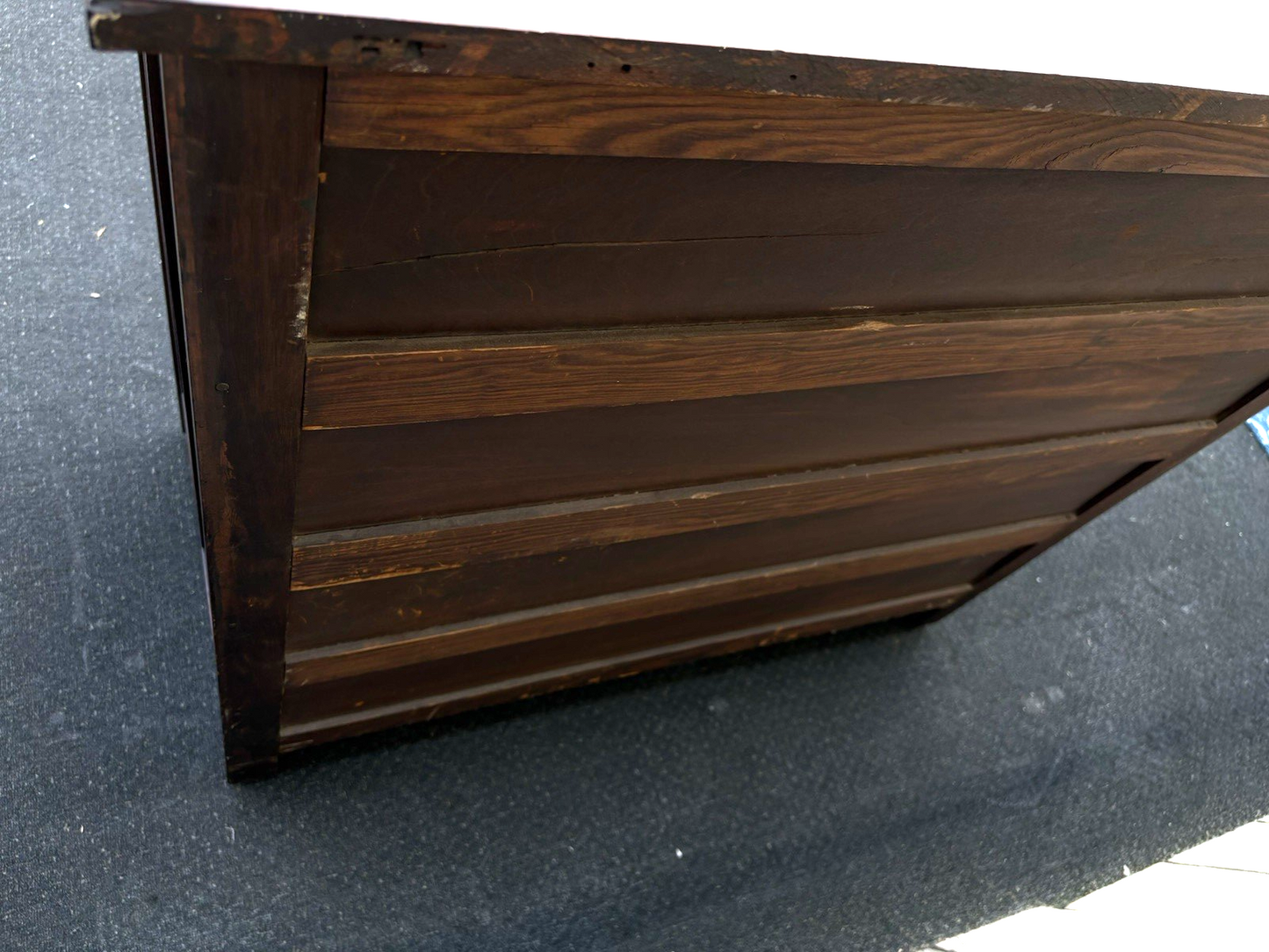 00001 Antique Victorian Mahogany  Dresser Chest