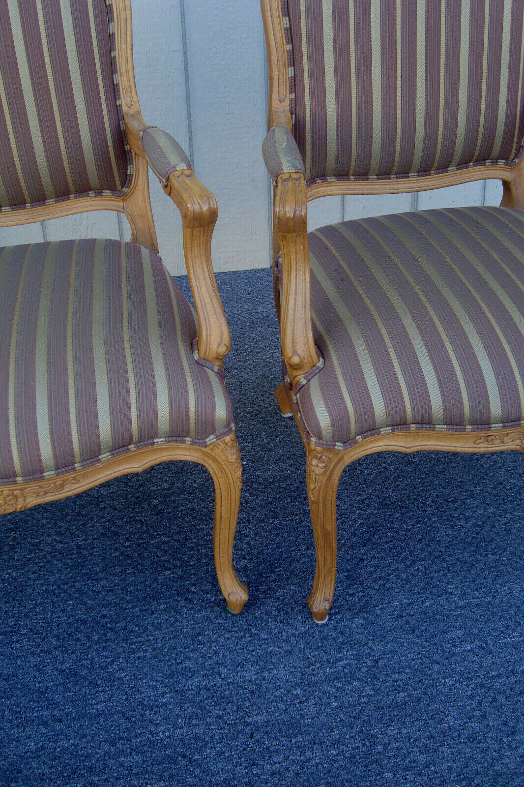 61562 Pair ETHAN ALLEN Bergere Armchair Accent Chair