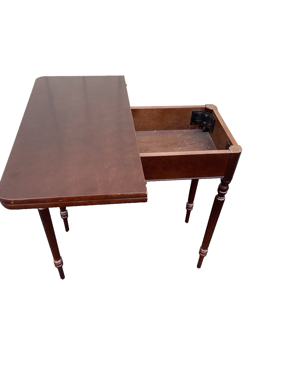 66470 BOMBAY Furniture Mahogany Flip Top Game Table Stand