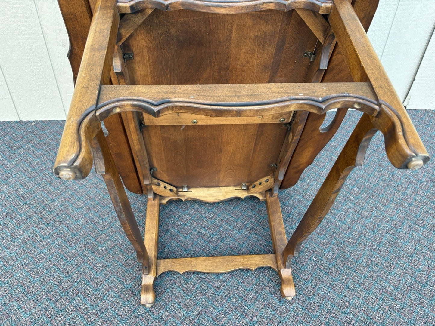 67014 ETHAN ALLEN Mahogany Butler Coffee Table Stand