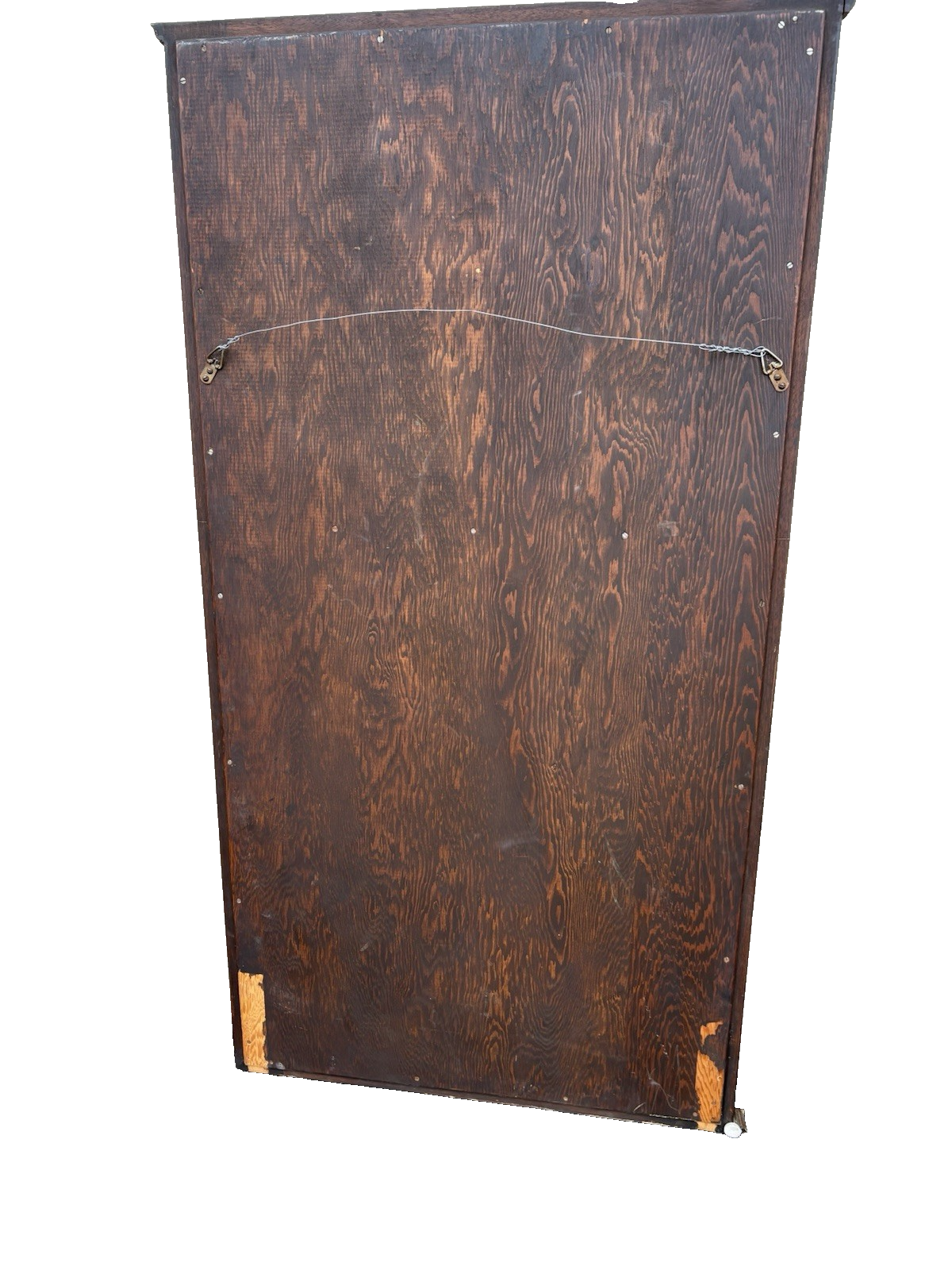 66642   Large Decorator Mirror in Wood Frame   La Cage