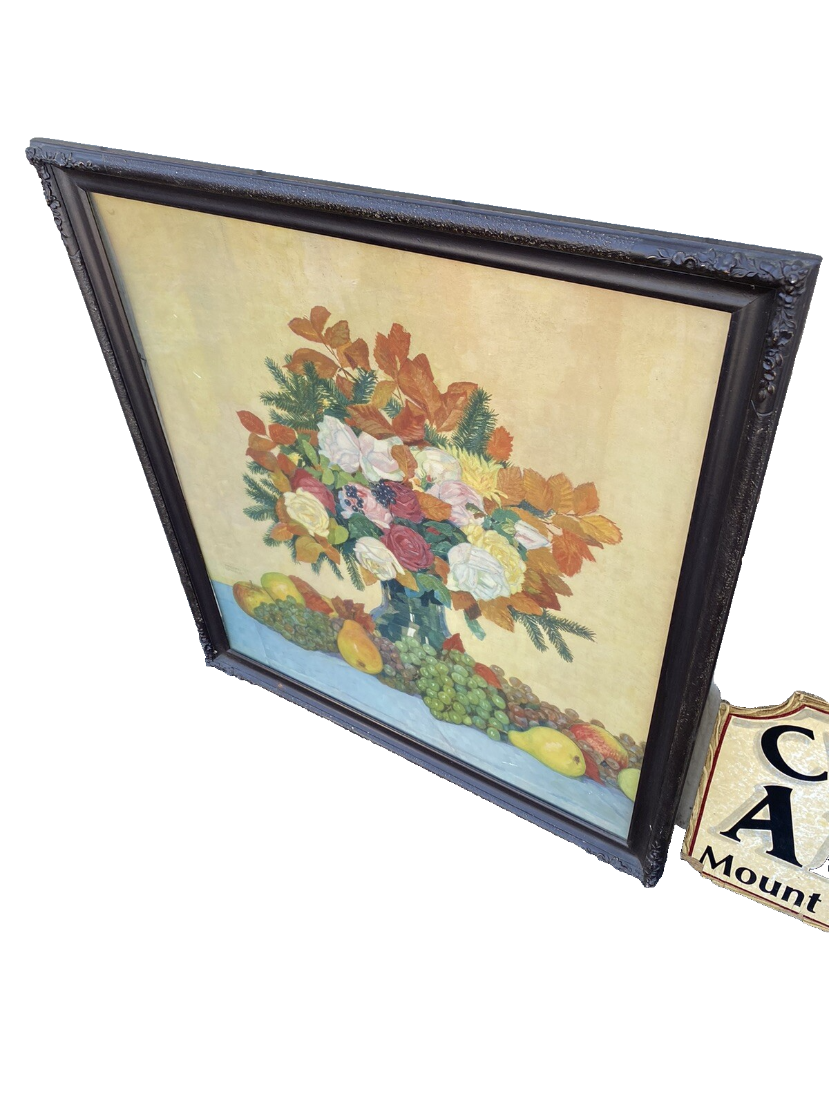 00001 Oil Painting?? Water Color ?? on Paper Artist Signed FERDINAND SPIEGEL 13