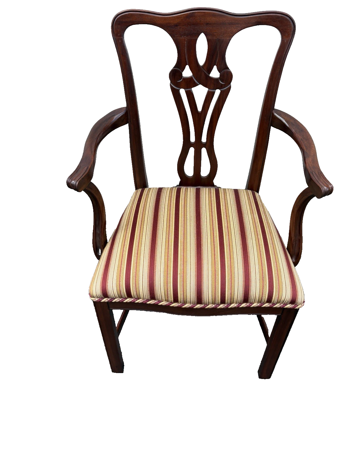 66986 Set of 10 DAVIS Furniture Mahogany Dining Chairs Chair s