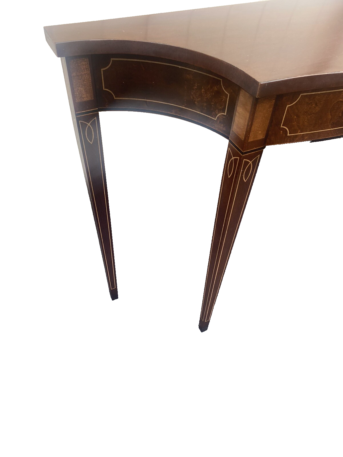 66086  Hepplewhite Mahogany Console Table Stand