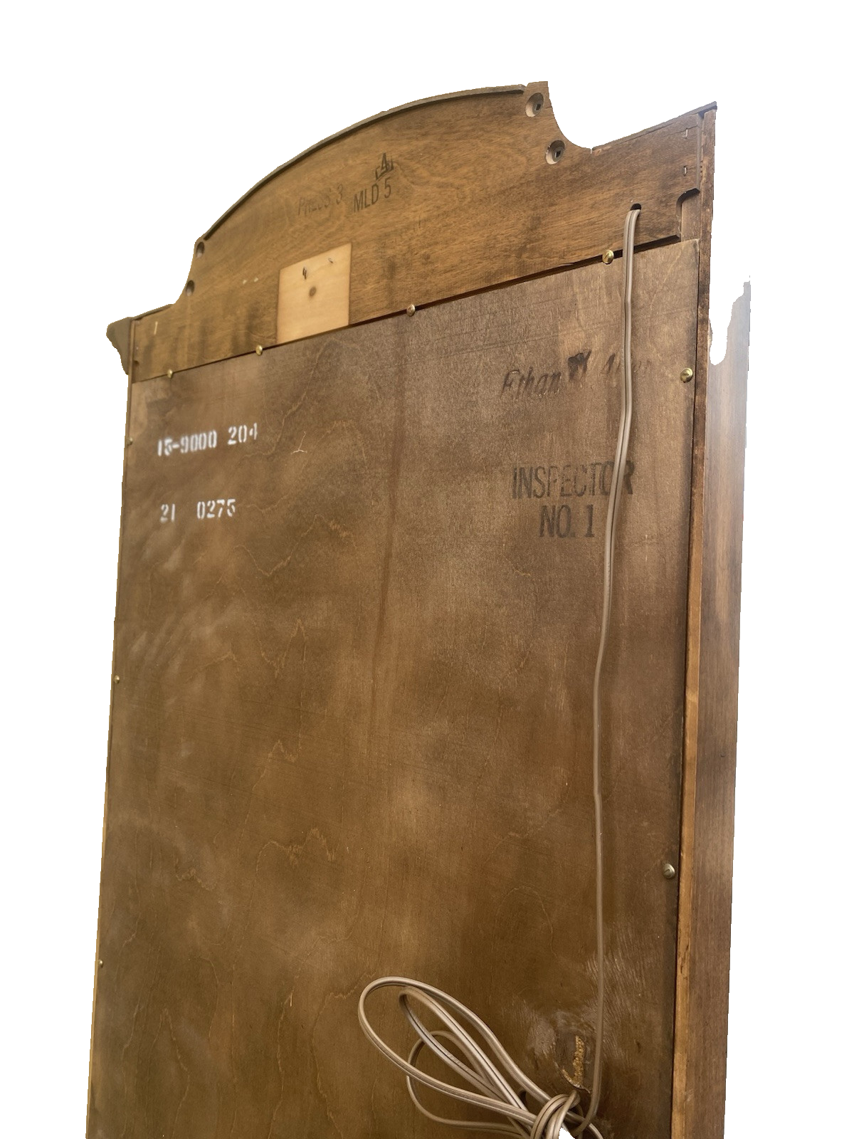 65693 ETHAN ALLEN Maple Curio China Cabinet