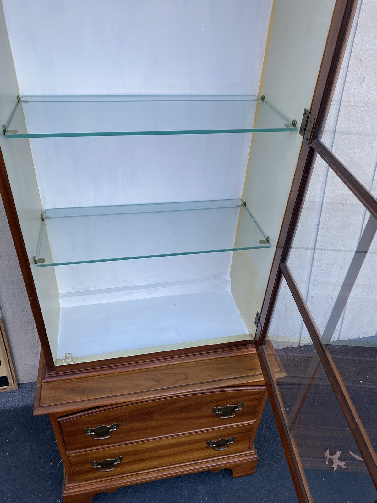 65957   Solid Cherry STATTON Centennial Furniture Curio Cabinet