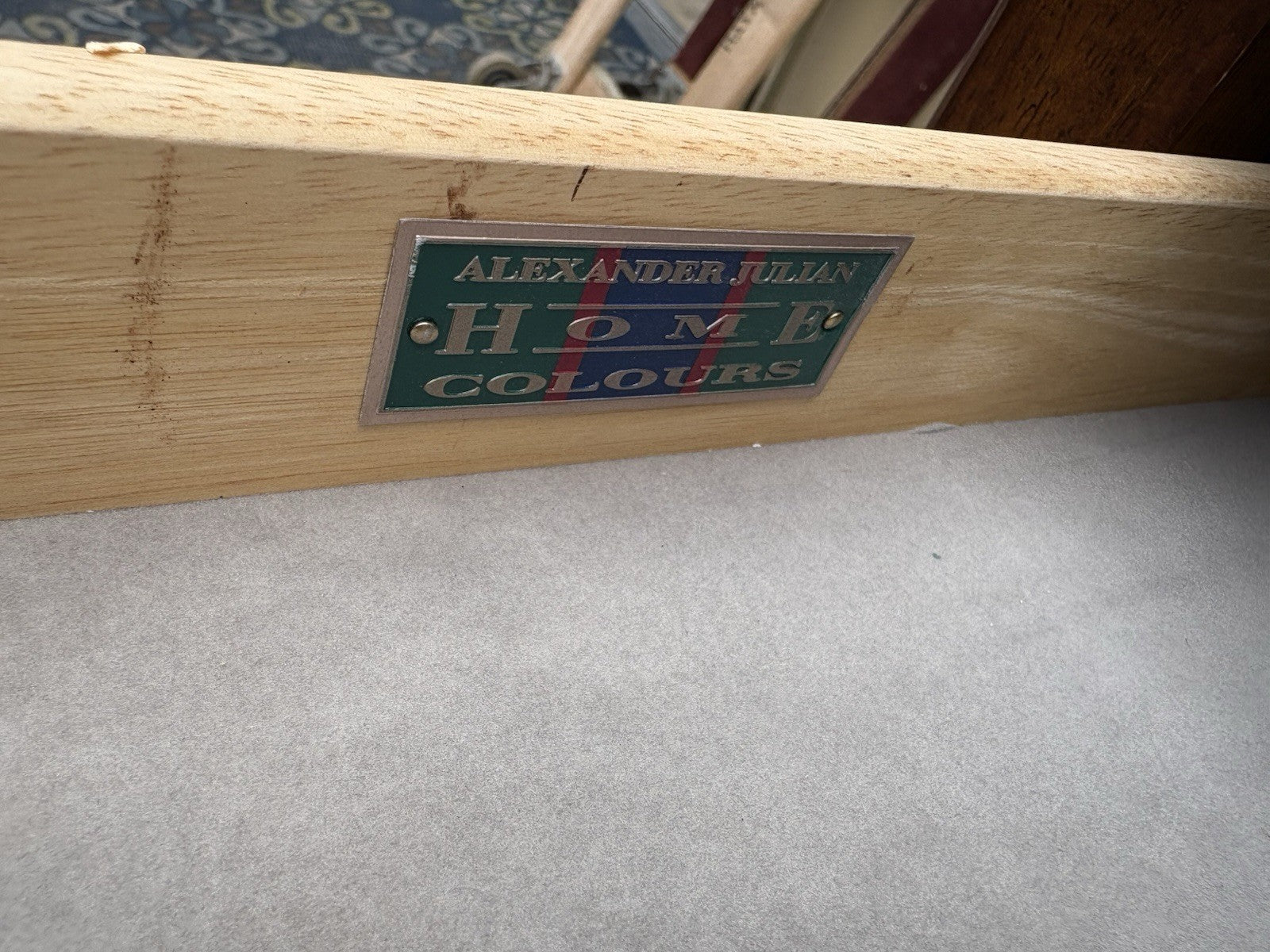 66712 Alexander Julian HOME COLOURS  Inlaid Executive Office Desk