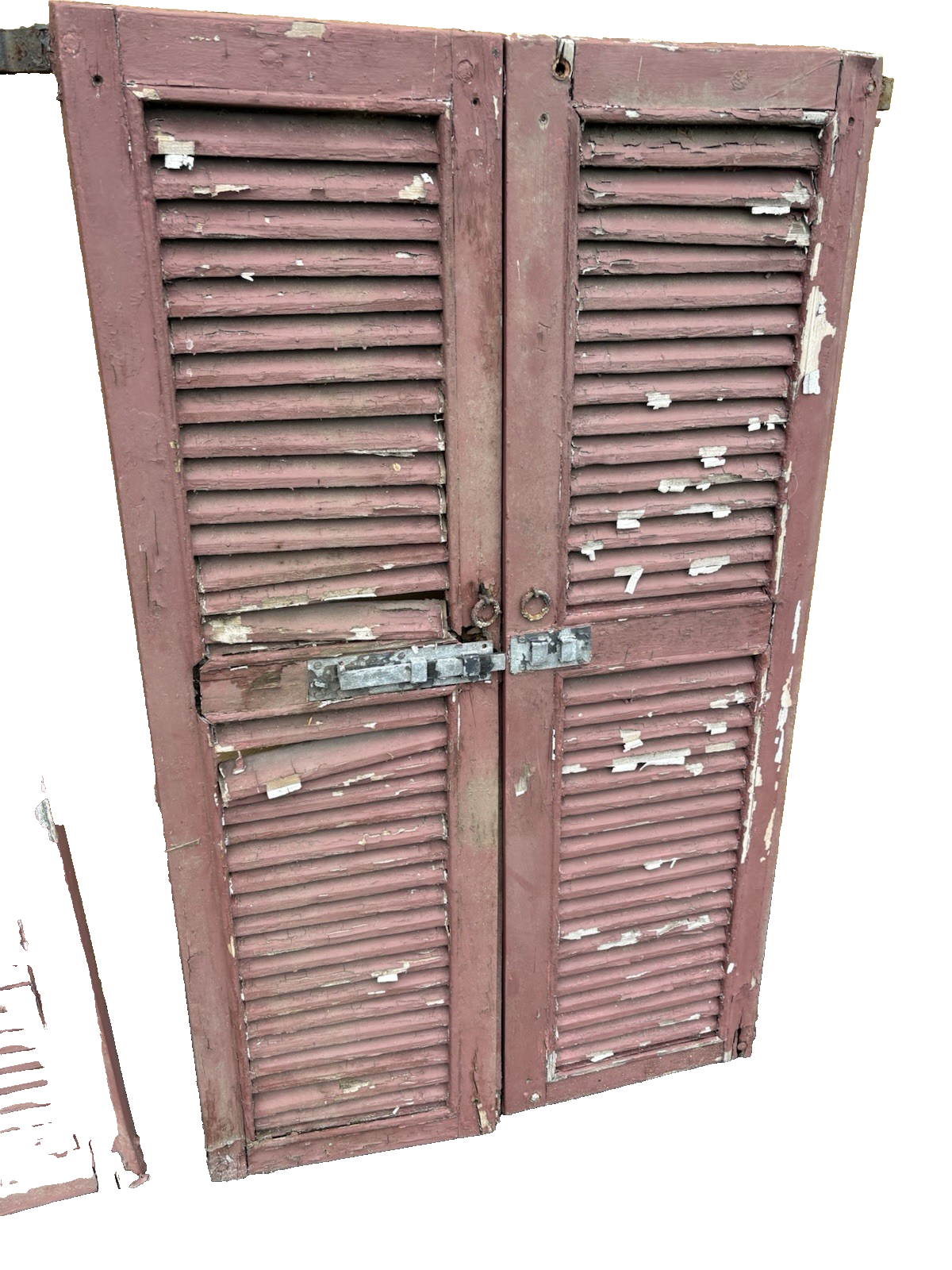 00001 Collection of 10 Antique Victorian House Shutters