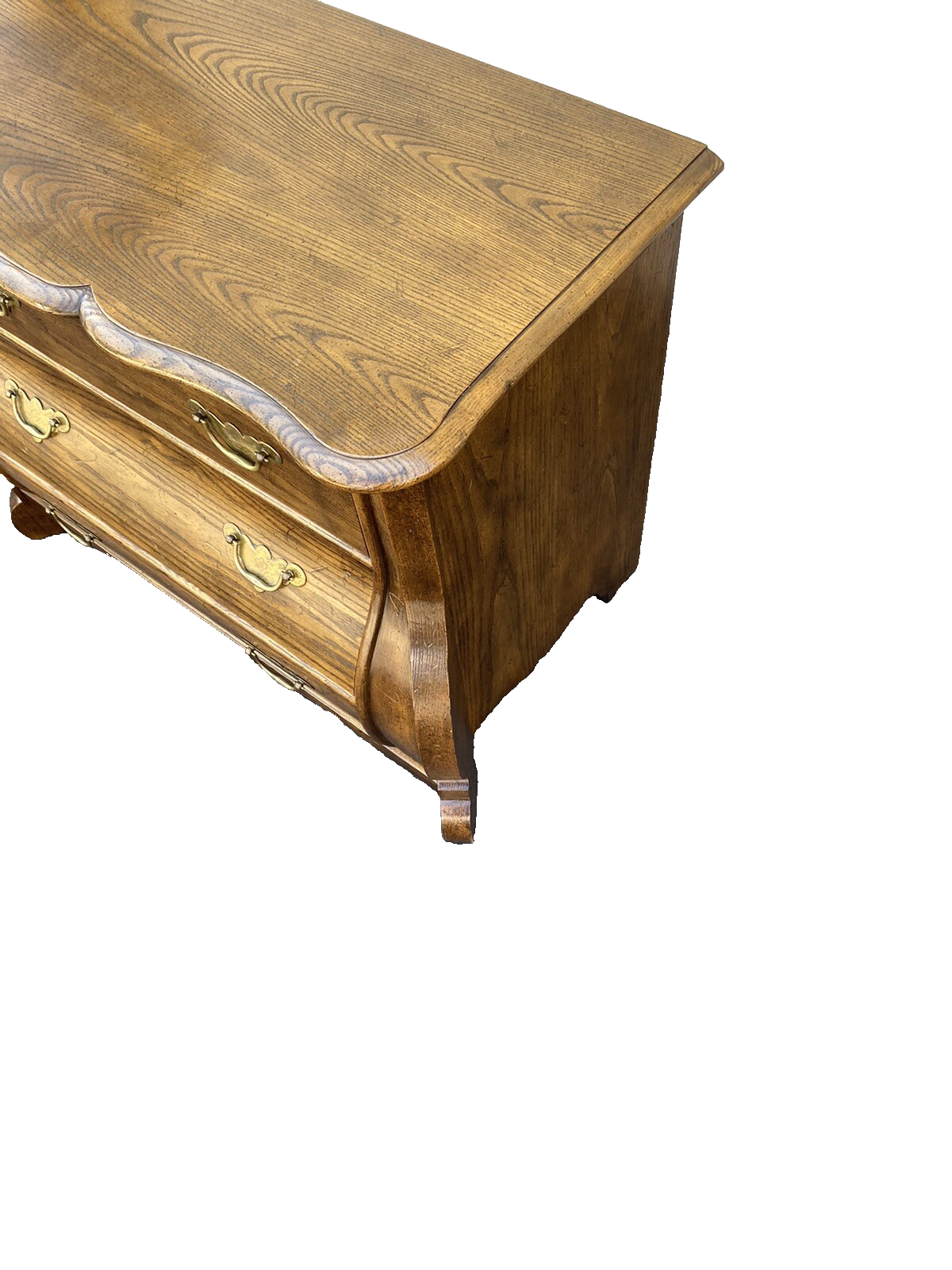 65537 Baker Furniture Oak Chest Nightstand Stand