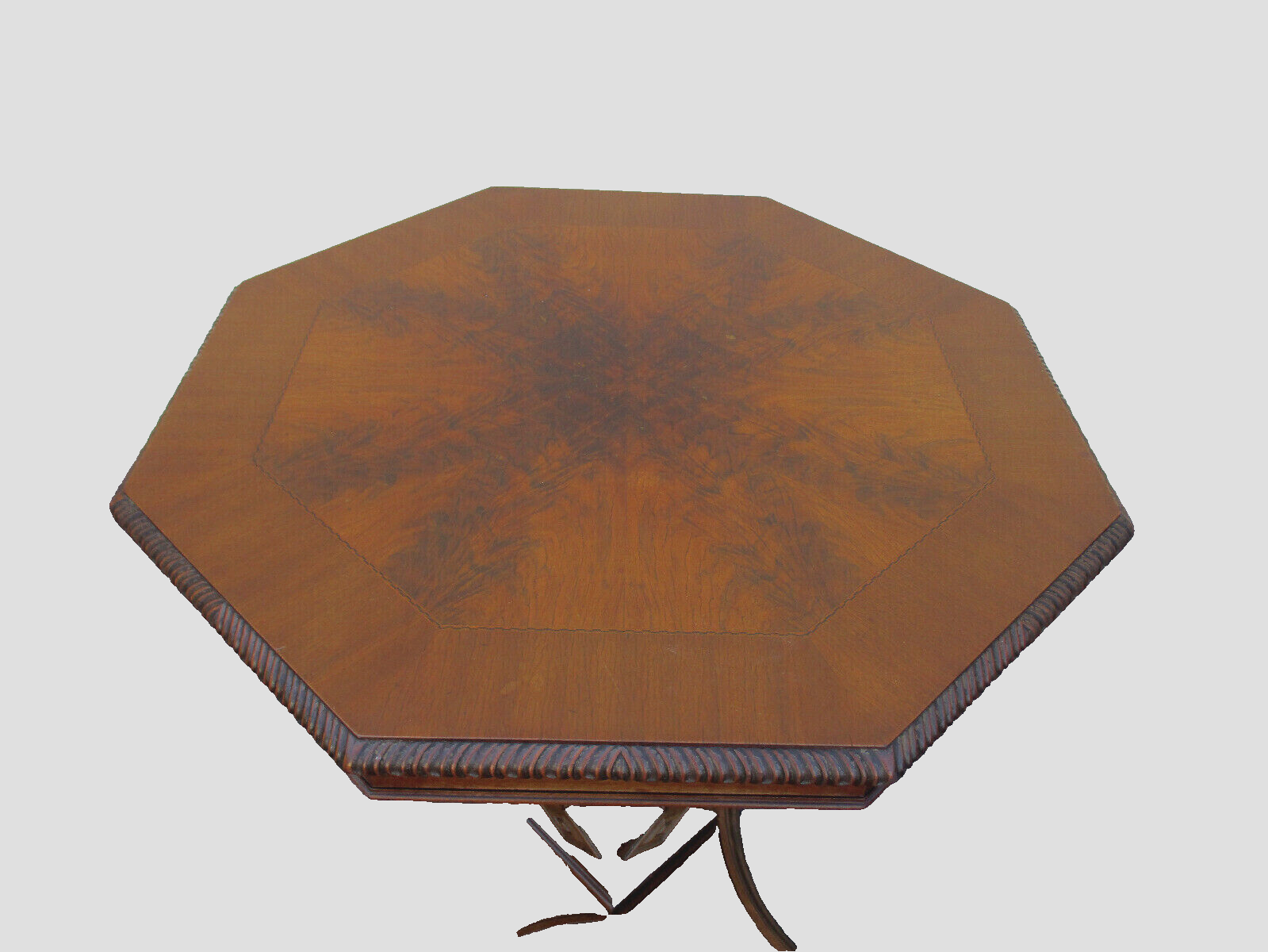 63354  Inlaid Walnut Lamp Table Nightstand Stand Imperial Grand Rapids Furniture