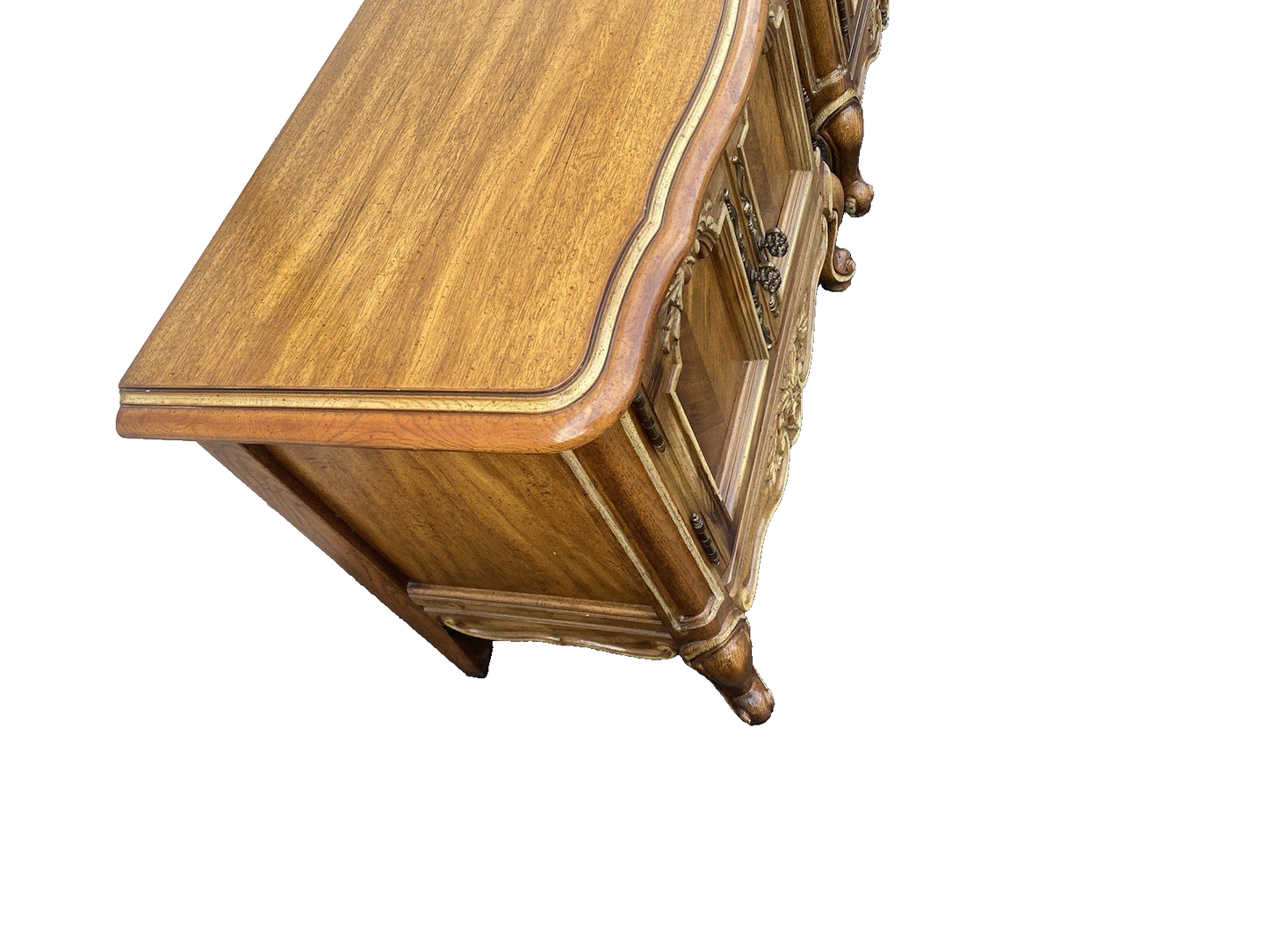 64496  Pair French Country 2 Door Nightstands