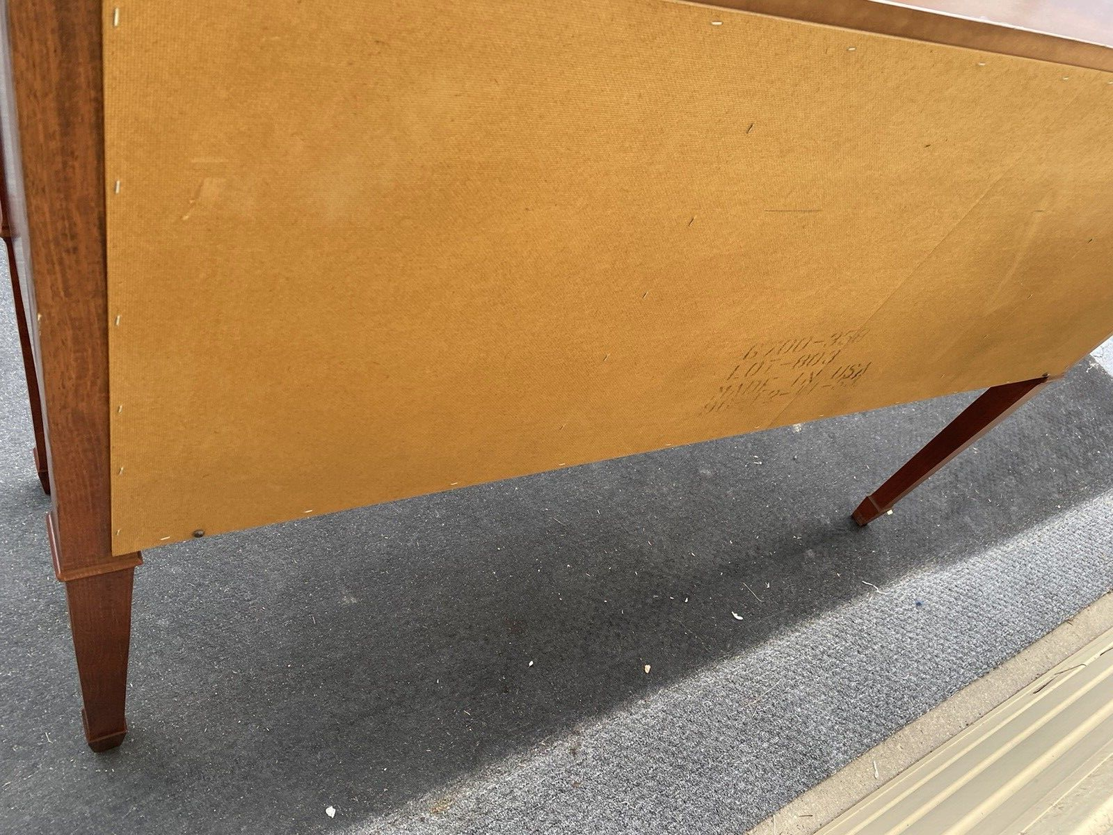 65830   Cherry Hepplewhite Buffet Sideboard Server Cabinet