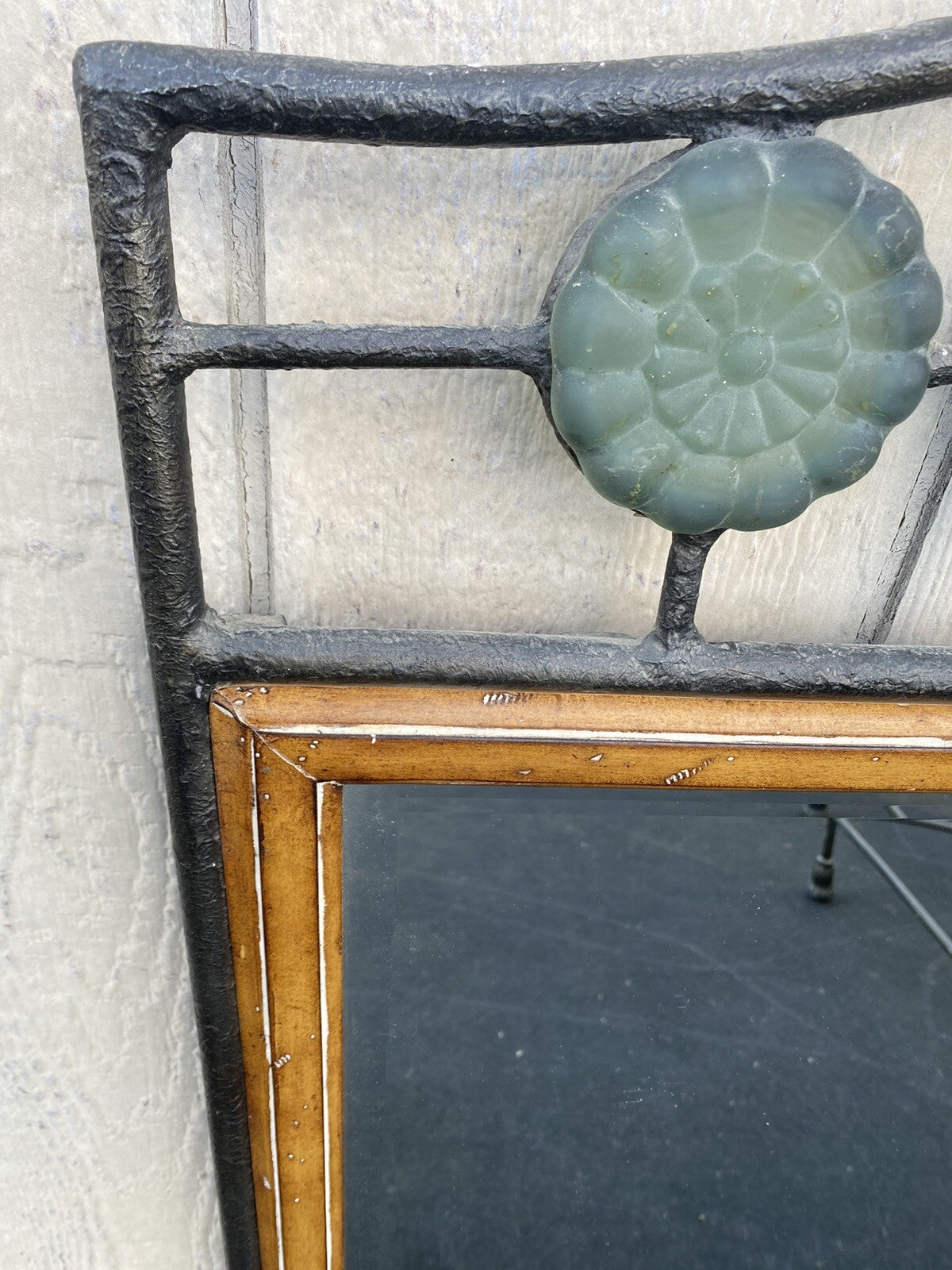 65884 Fancy Decorator Console Table with Mirror