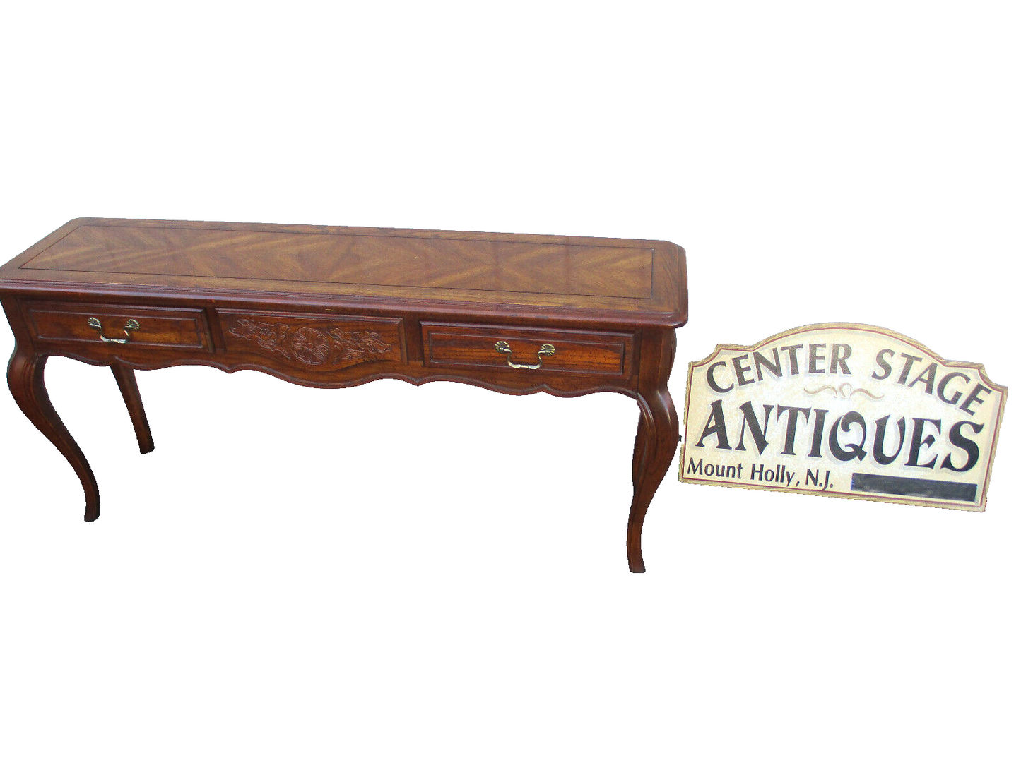 63989 HAMMARY Furniture Console Library Hall Table Stand
