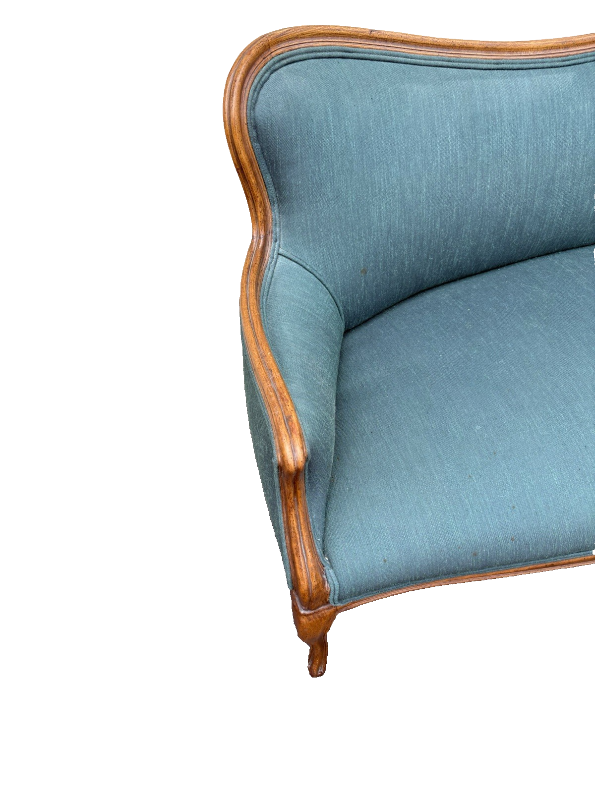 66920  French Provincial Loveseat Sofa Settee Couch