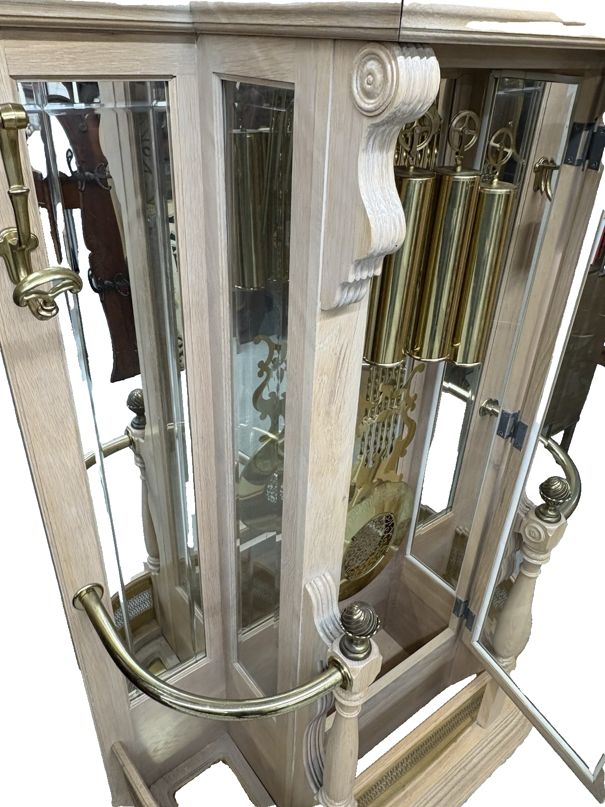 66395   Modern RIDGEWAY Grandfather Clock Hatrack Umbrella Stand