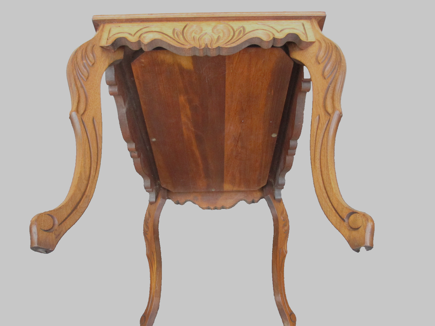 63466 Antique  Hand Carved EAGLE  Tray Top Coffee Table Stand